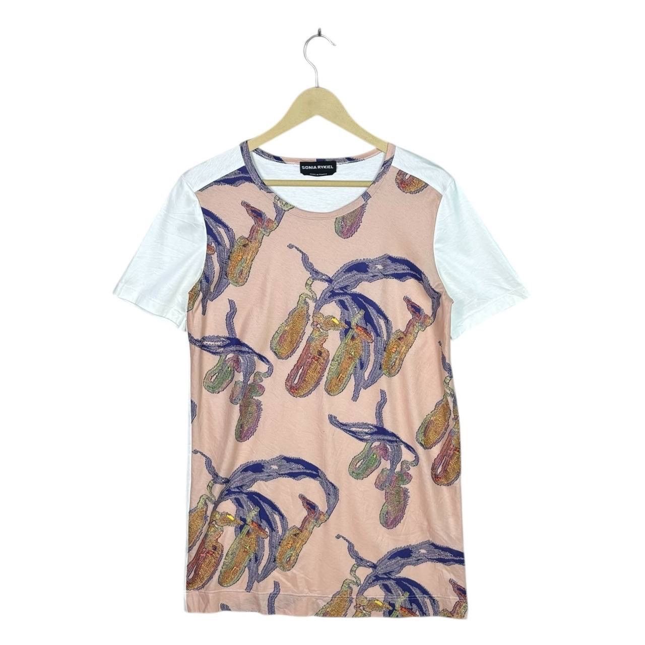 Sonia Rykiel Sonia Rykiel France Vintage Nepenthes Graphic Tee S Cotton Size S / US 4 / IT 40 - 1 Thumbnail