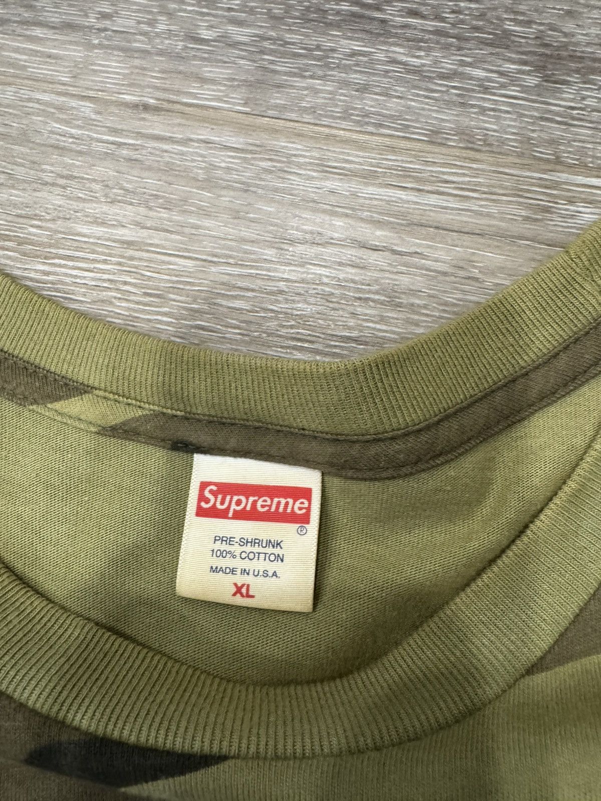 Supreme Supreme camo tee Size US XL / EU 56 / 4 - 2 Thumbnail