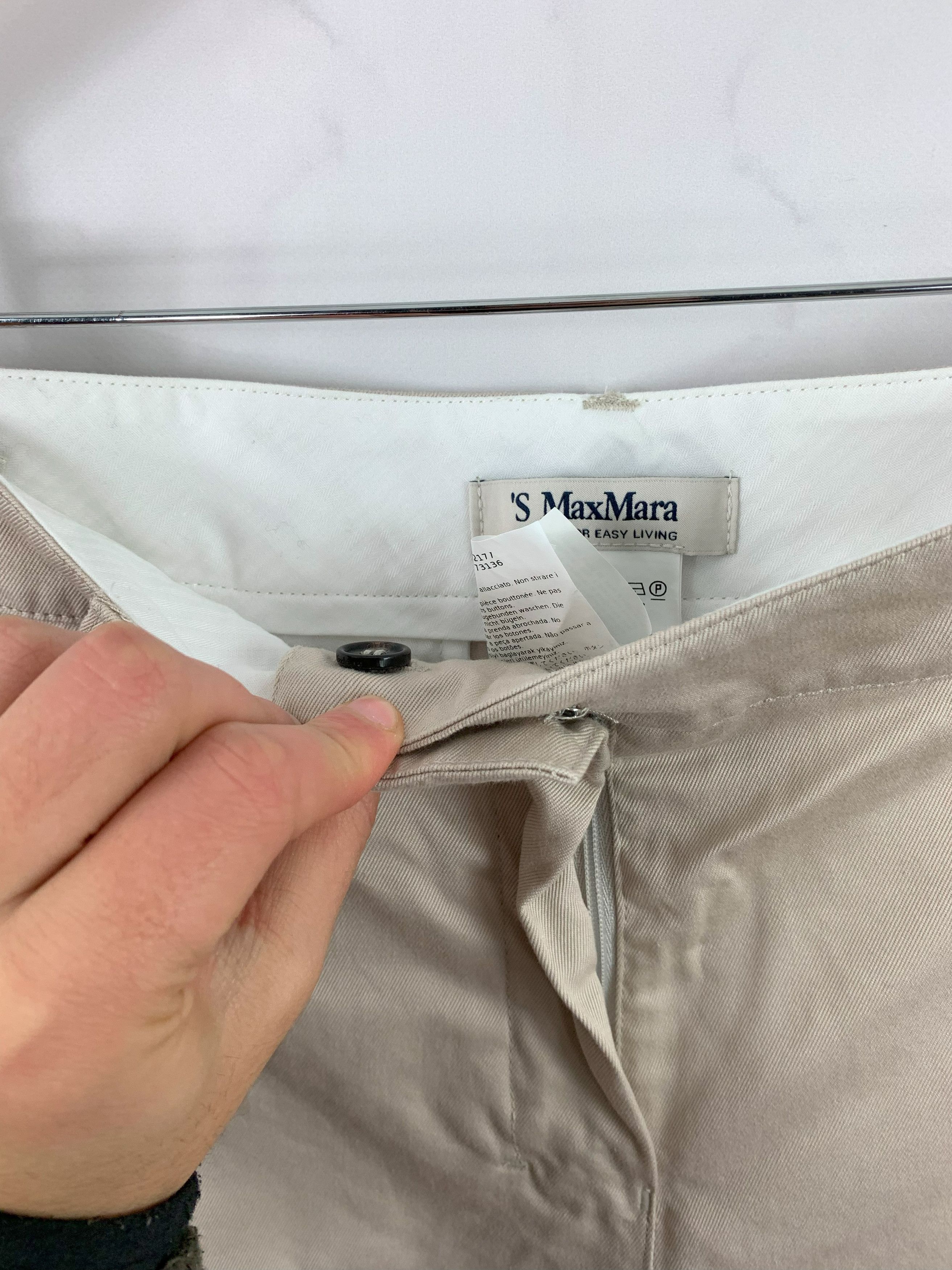 Max Mara S` Max Mara Straight Pants Size US 8 Size 30" / US 8 / IT 44 - 11 Thumbnail