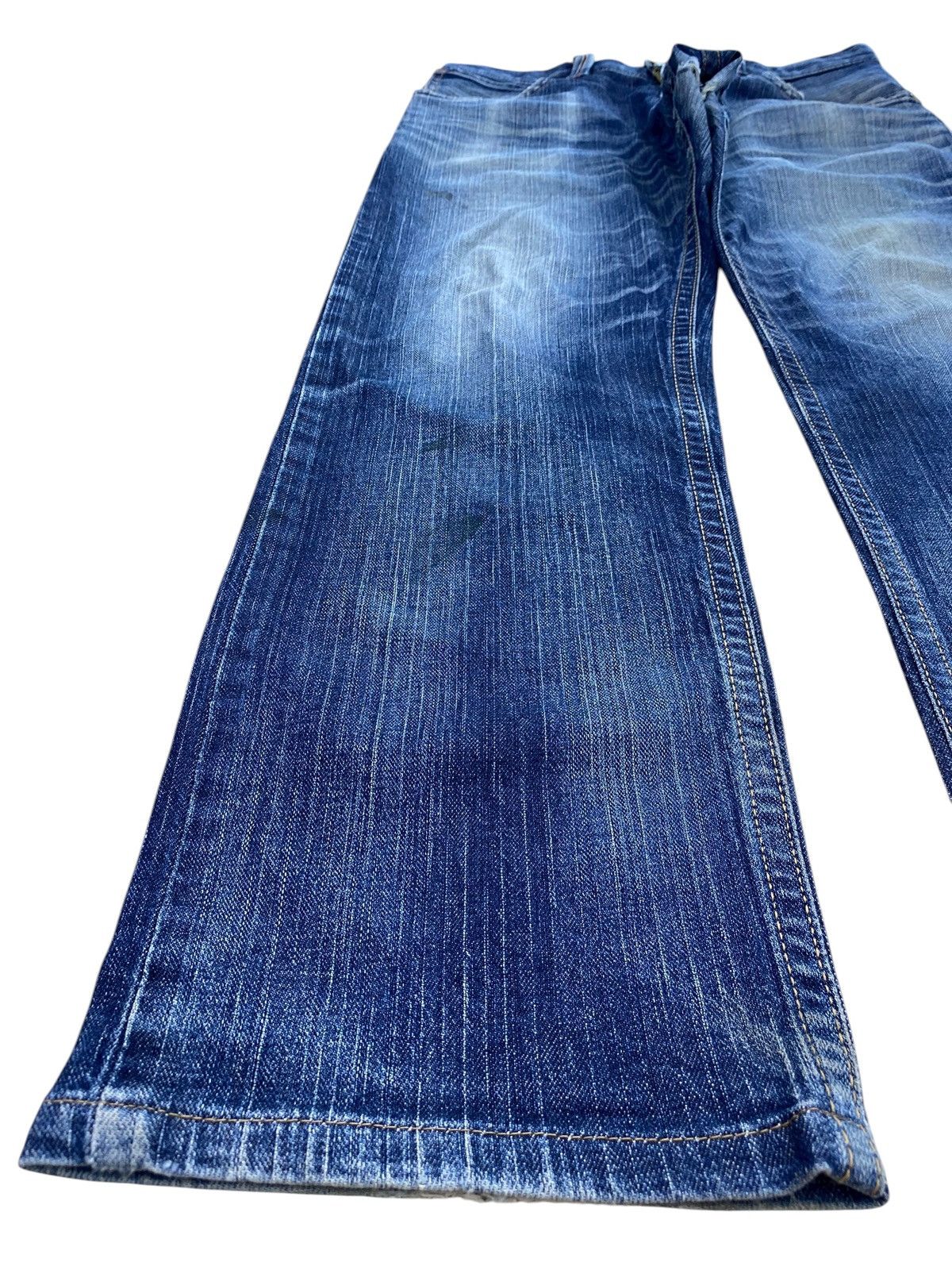 Edwin Vintage Edwin Blue Trip Faded Wash Whiskers Style Jeans Size US 32 / EU 48 - 7 Thumbnail
