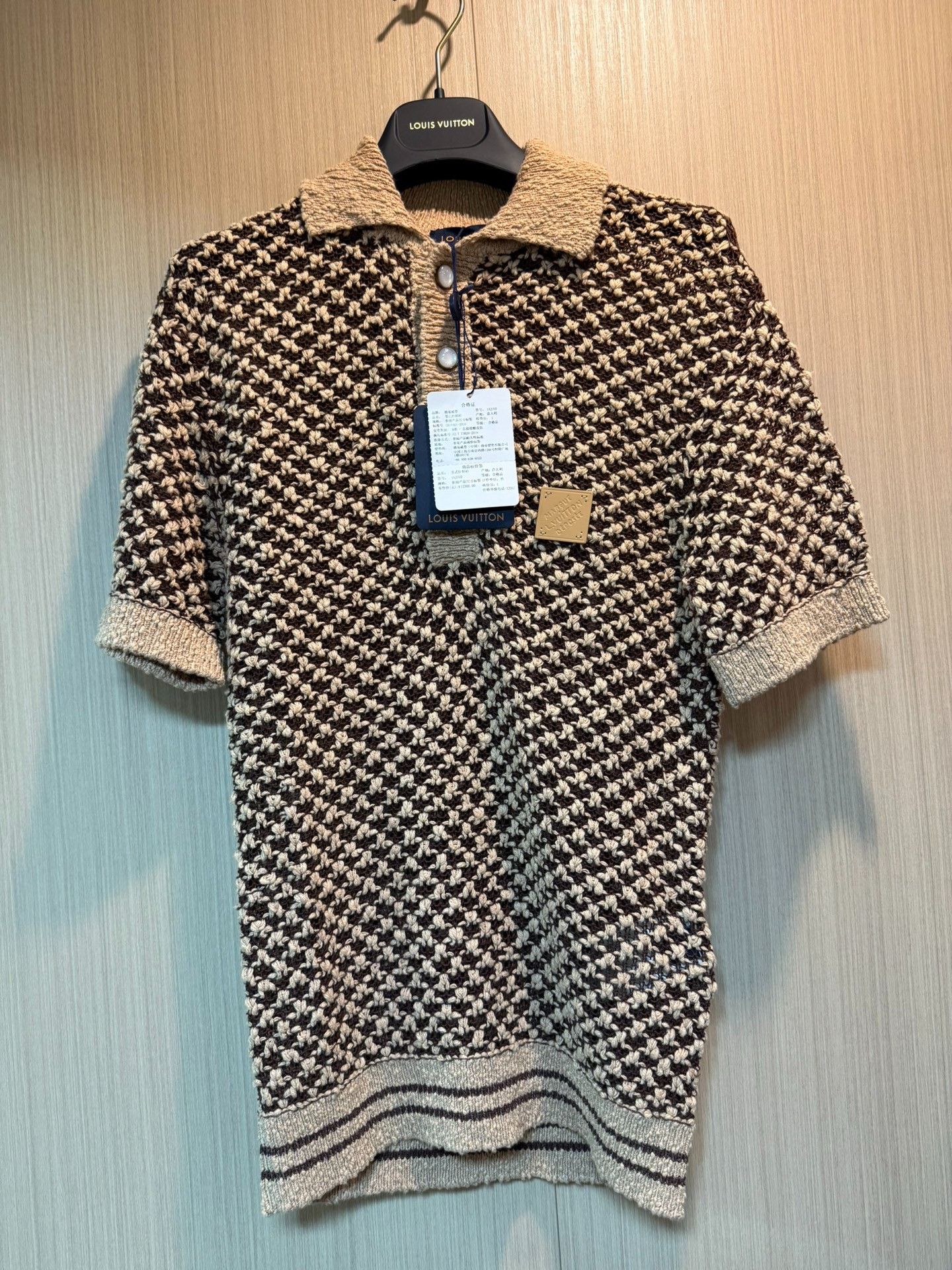 Louis Vuitton Louis Vuitton Logo Patch Knit Polo Shirt XS Size US XS / EU 42 / 0 - 1 Thumbnail