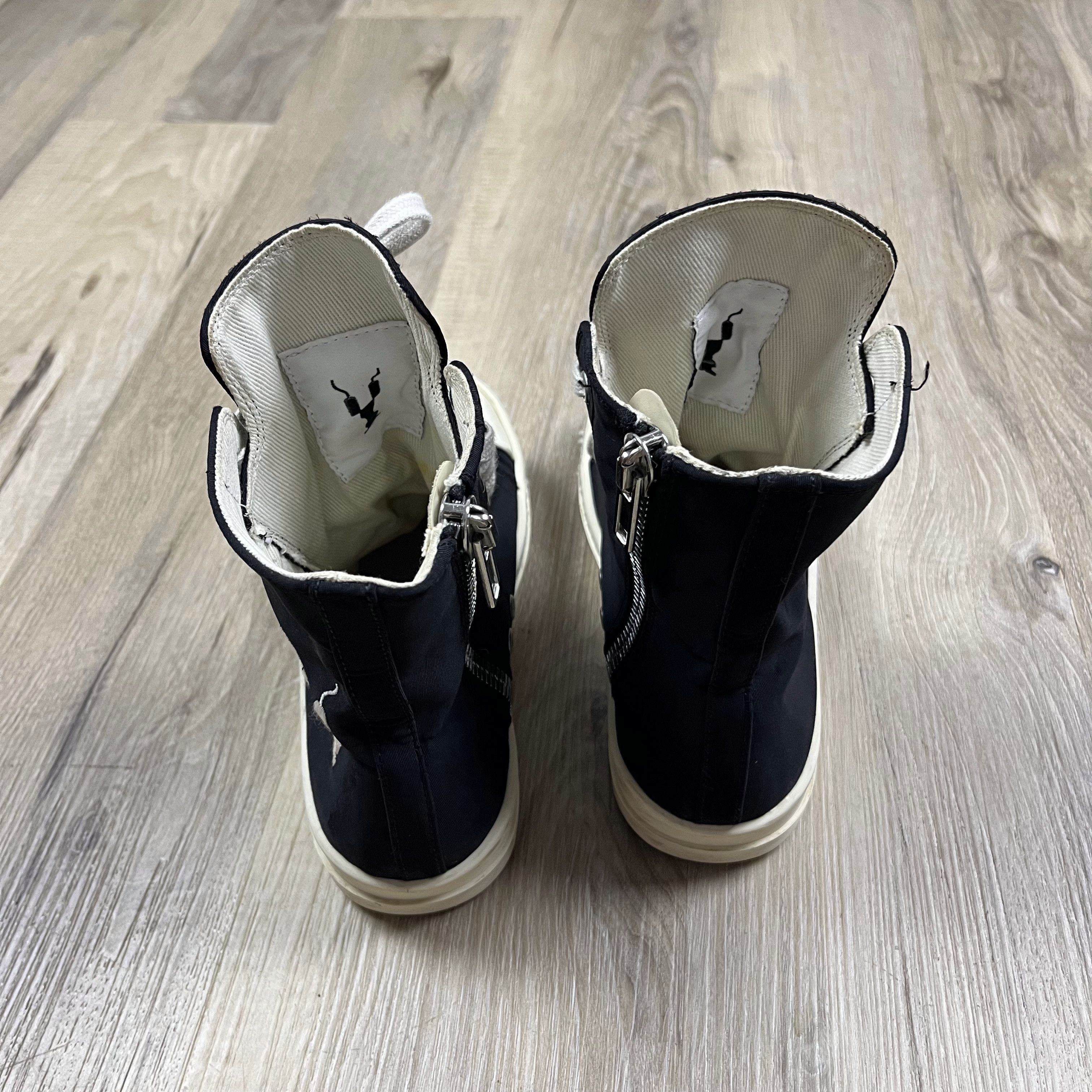 Rick Owens Drkshdw Rick Owens DRKSHDW 17SS Walrus Embroidered Ramones High 35.5 Size US 5 / IT 35 - 5 Thumbnail