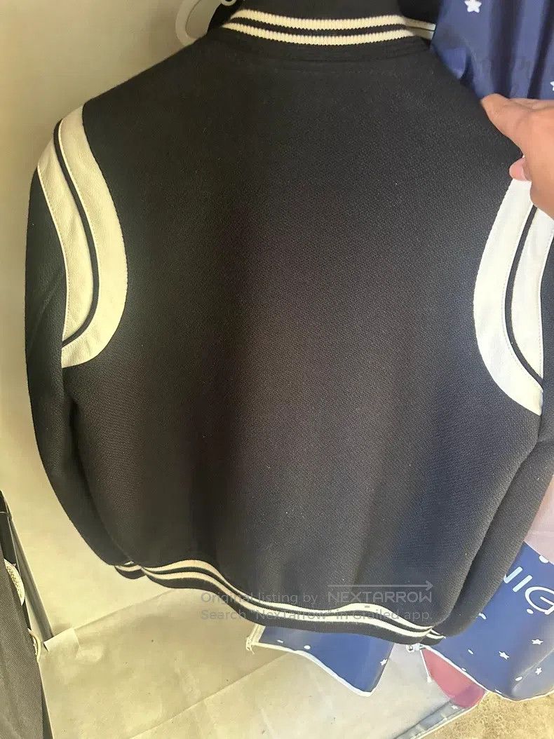 Saint Laurent Paris Saint Laurent Paris Black and White Baseball Jacket Size US M / EU 48-50 / 2 - 2 Thumbnail