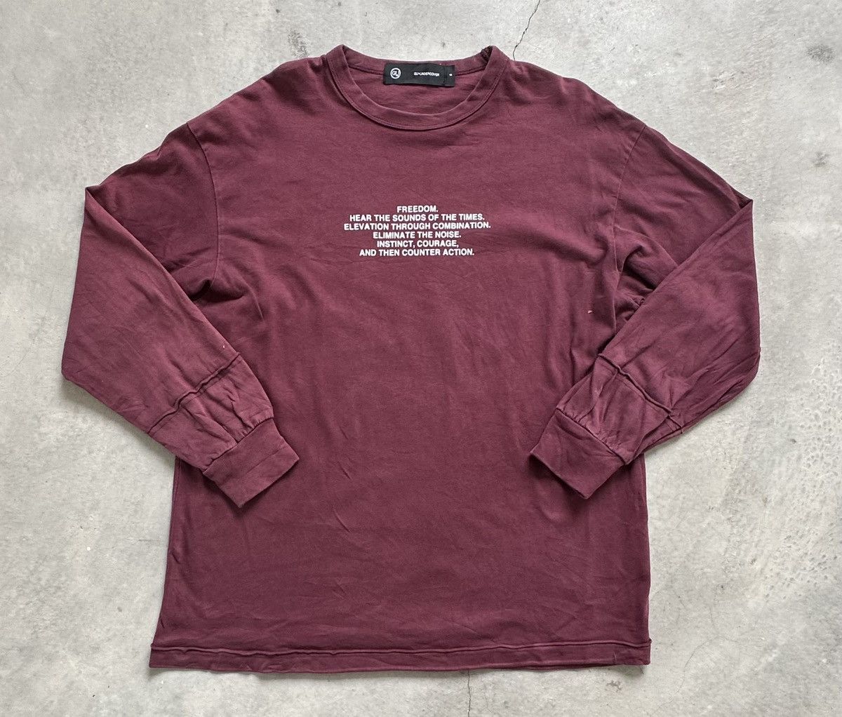 Jun Takahashi UNDERCOVER GU HEAVY WEIGHT LONG SLEEVE TEE FOR GU Size US L / EU 52-54 / 3 - 2 Thumbnail