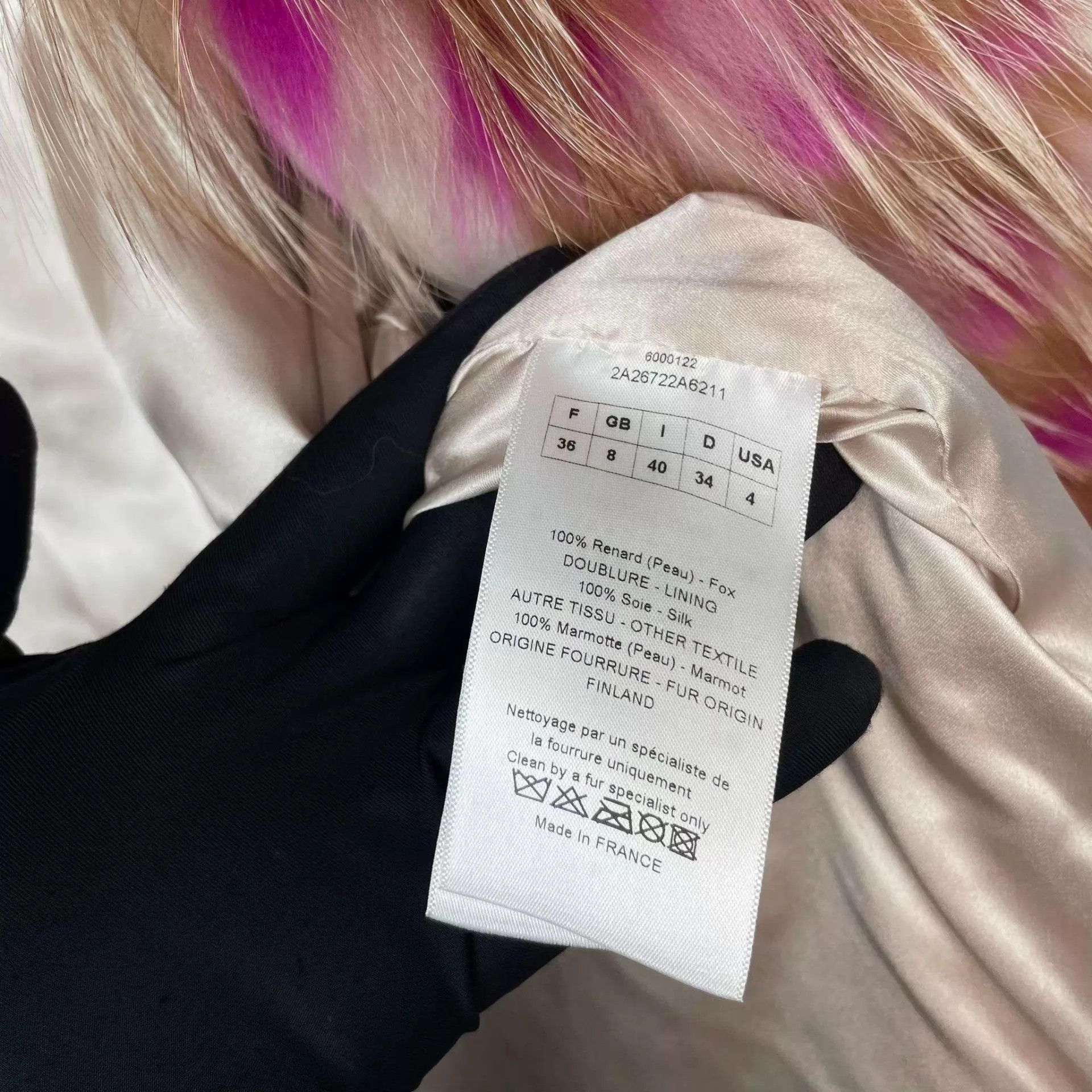 Dior Dior 99 New Fur Coat 36 Size XS / US 0-2 / IT 36-38 - 4 Thumbnail