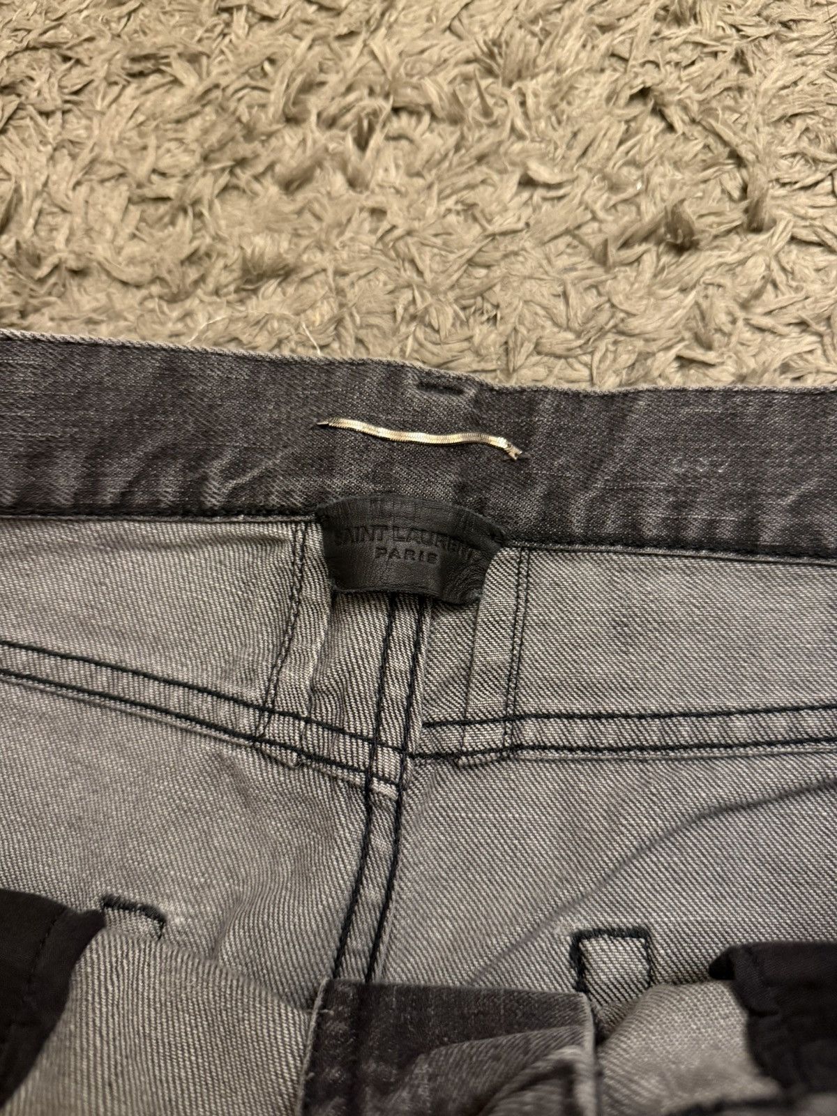 Saint Laurent Paris SLP Jeans Size US 33 - 3 Thumbnail