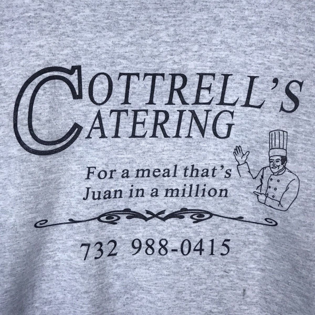 Gildan Vintage Gildan Cottrell’s Catering Pullover Jumper Size US XL / EU 56 / 4 - 6 Thumbnail