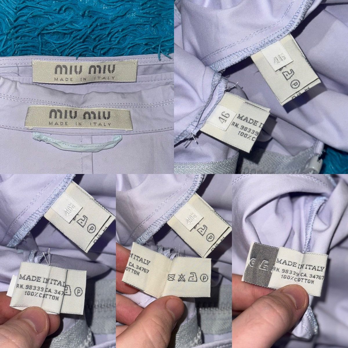 Miu Miu 2000’ Runway Archival Miu Miu Lilac Zip-Trim Jacket + Skirt Size L / US 10 / IT 46 - 16 Thumbnail