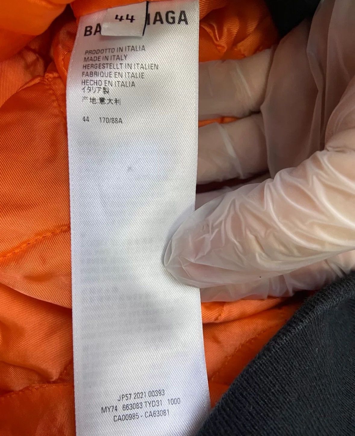 Balenciaga Balenciaga NASA cotton jacket 2410-Nextarrow Size US M / EU 48-50 / 2 - 5 Thumbnail