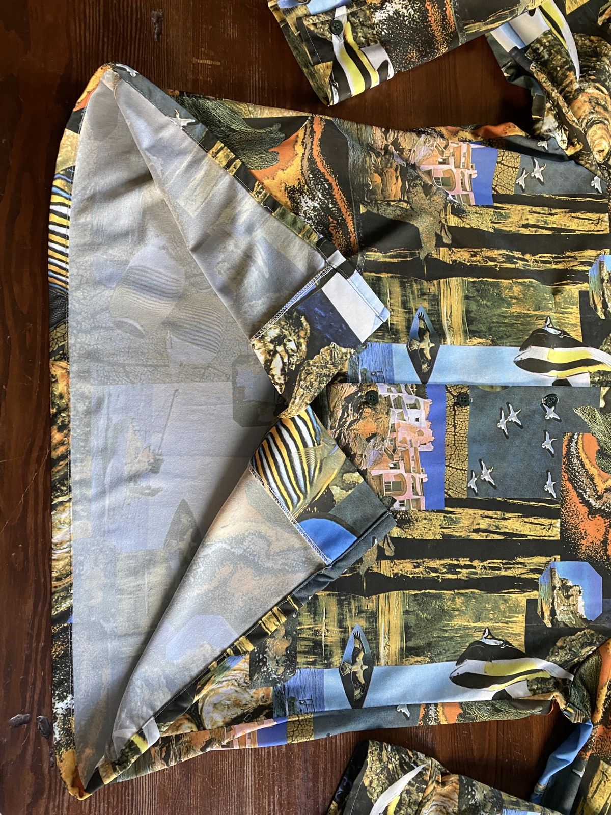 Retrofit × Vintage Vintage 70’s Kmart Ocean Theme All Over Print Poly Button Up Size US L / EU 52-54 / 3 - 5 Thumbnail
