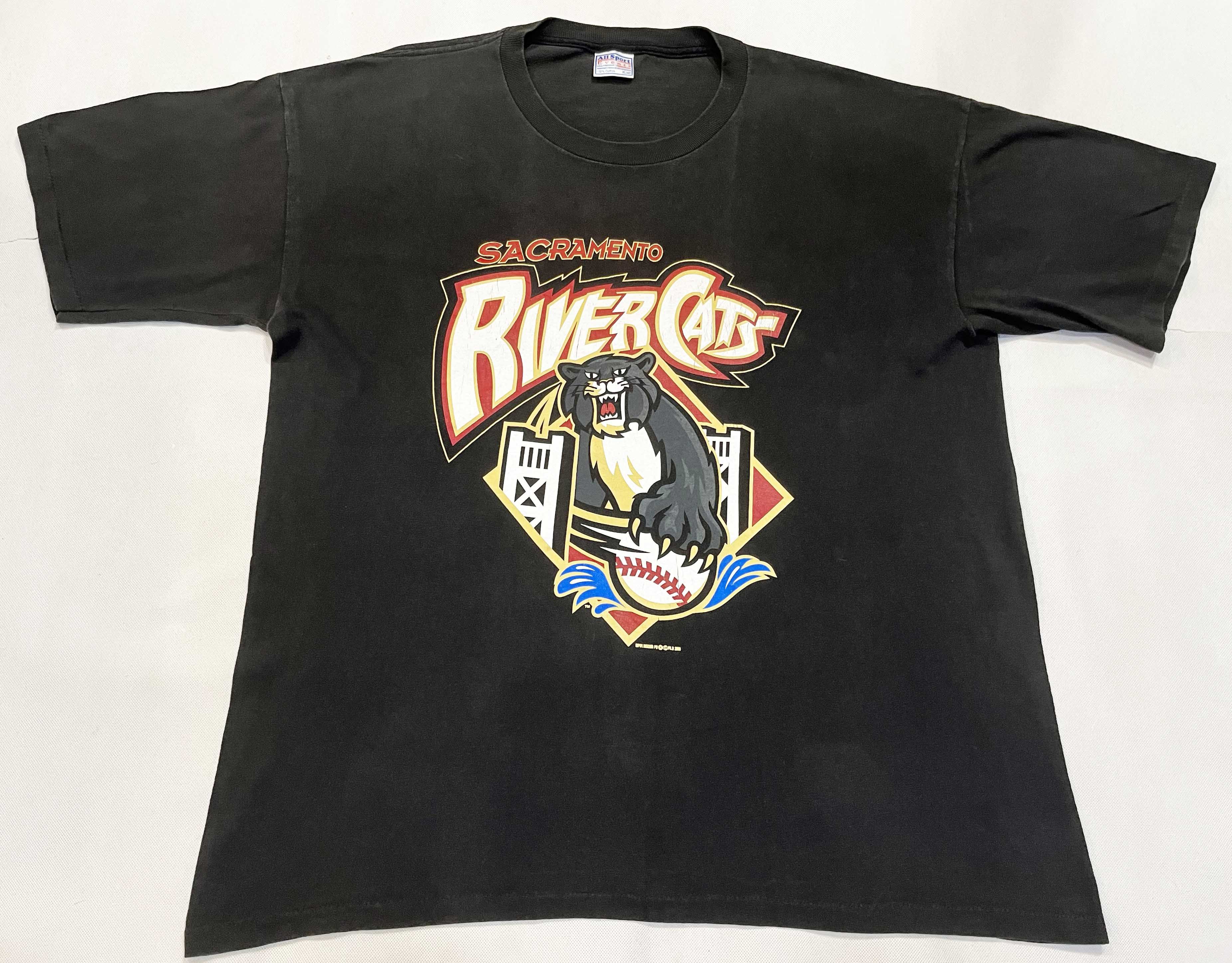 Vintage Vintage MiLB Sacramento River Cats Baseball T-Shirt Size US XL / EU 56 / 4 - 1 Thumbnail