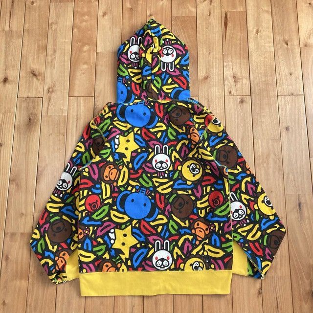 Bape BAPE Animal Safari Banana Milo Full Zip Hoodie NIGO APE Size US M / EU 48-50 / 2 - 3 Thumbnail