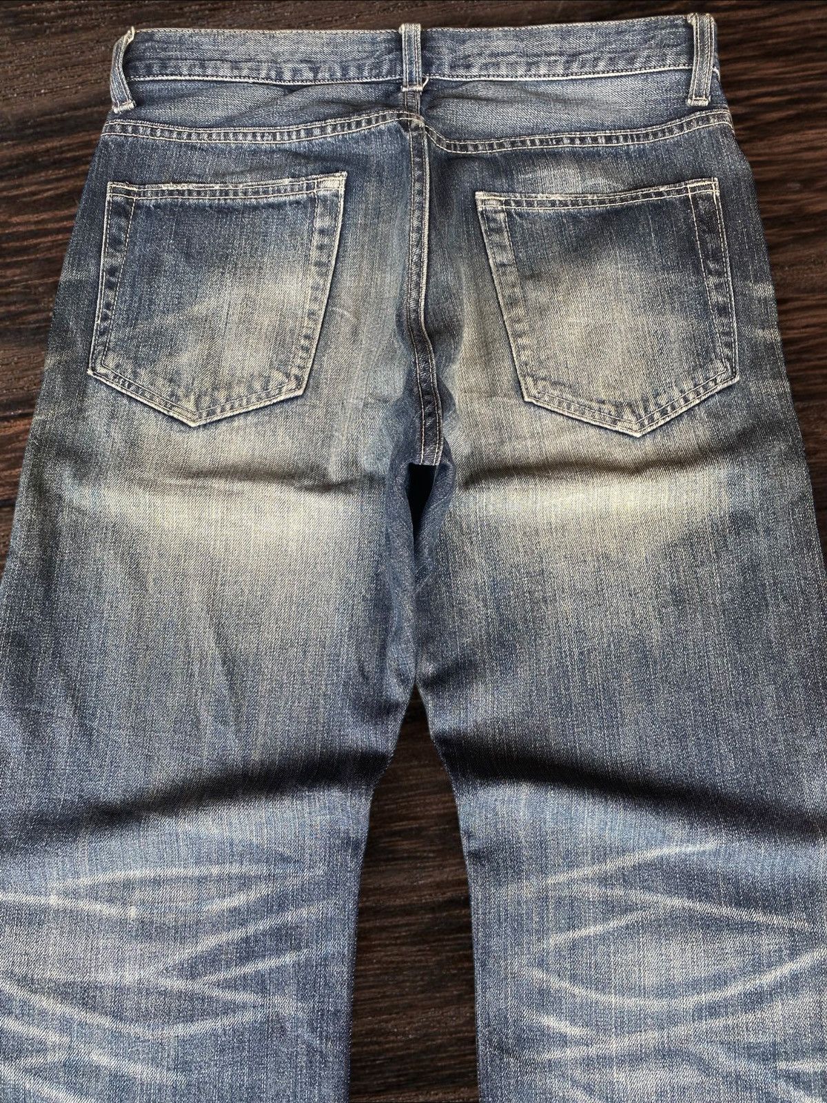 Takeo Kikuchi Takeo Kikuchi Jeans Y2K Style Distressed Straight Jeans Size US 31 - 4 Thumbnail