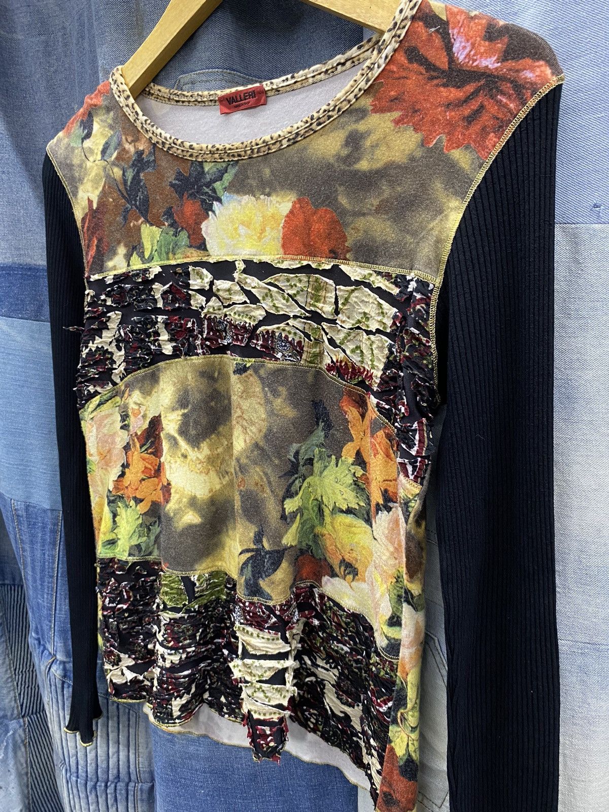 Designer × Seditionaries jean paul gaultier style valleri 90s longsleeve italy Size S / US 4 / IT 40 - 8 Thumbnail