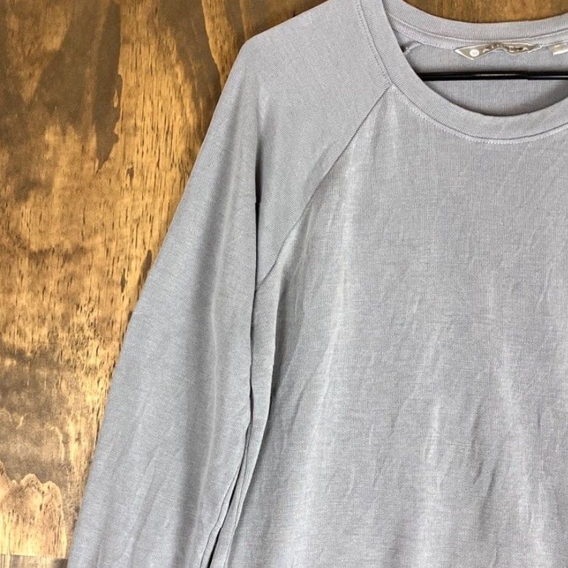 Athleta Athleta Sweatshirt Women Gray Serenity Criss Cross Pullover Modal Blend M Size M / US 6-8 / IT 42-44 - 4 Thumbnail
