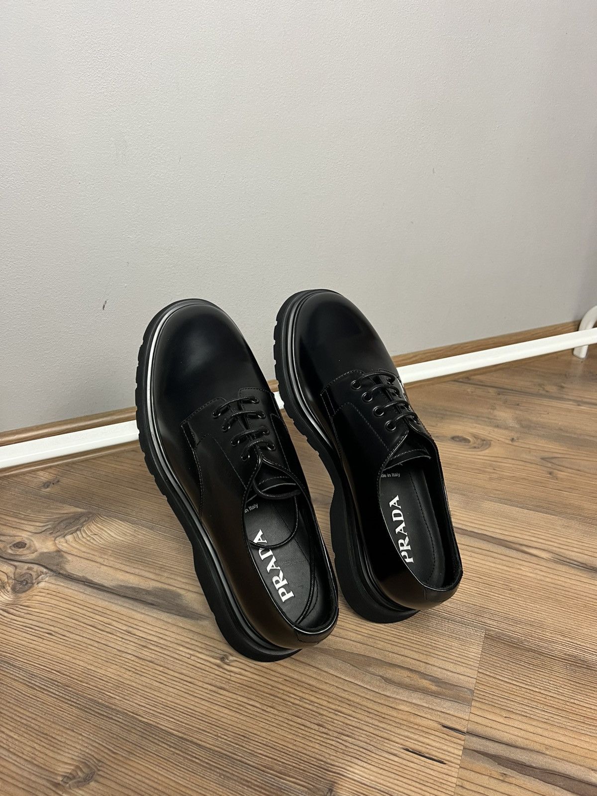 Prada FW19 Chunky Derby Prada Shoes 2EE306 y2k archive luxury Size US 9.5 / EU 42-43 - 8 Thumbnail