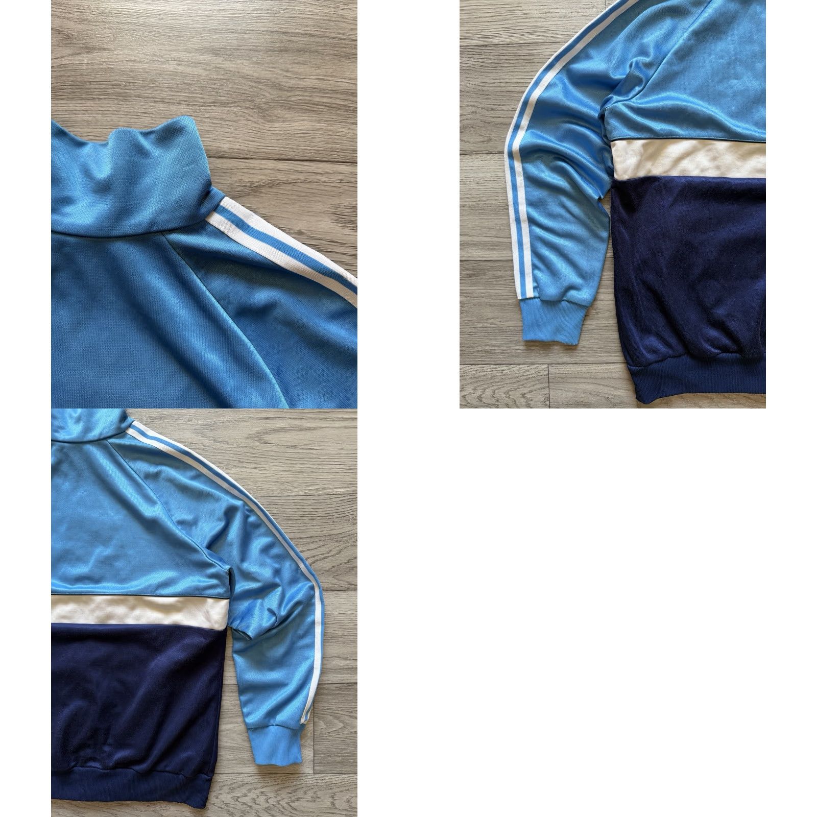 Adidas VINTAGE Adidas West Germany Full Zip Track Jacket Mens Large 1980s Blue Cotton Blend Germany D7 Large 9/10 Size US L / EU 52-54 / 3 - 10 Thumbnail