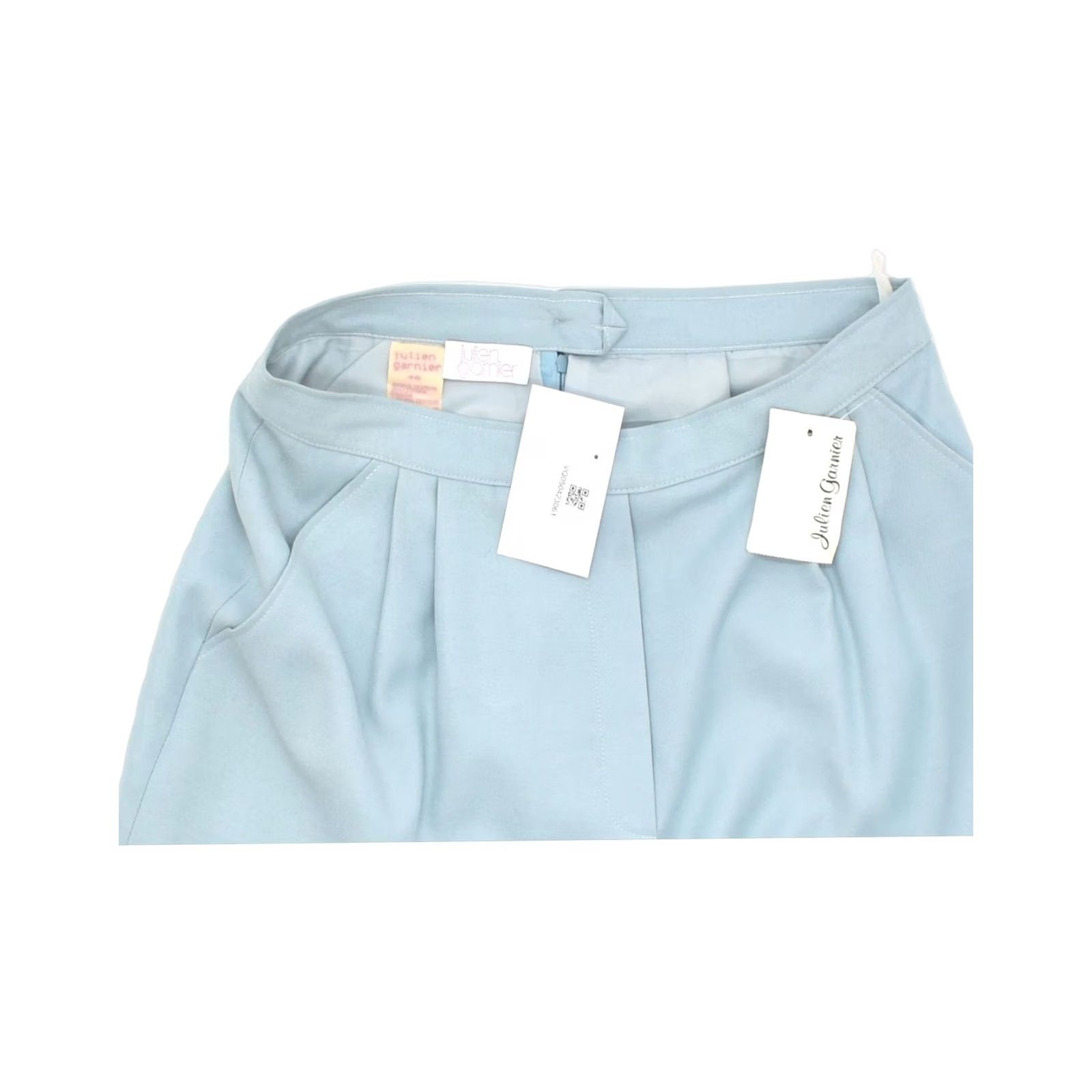 Vintage VINTAGE Womens Skirt XL Blue Polyester Pegged Straight IT 48 W30 Size 40" / US 18 - 4 Thumbnail