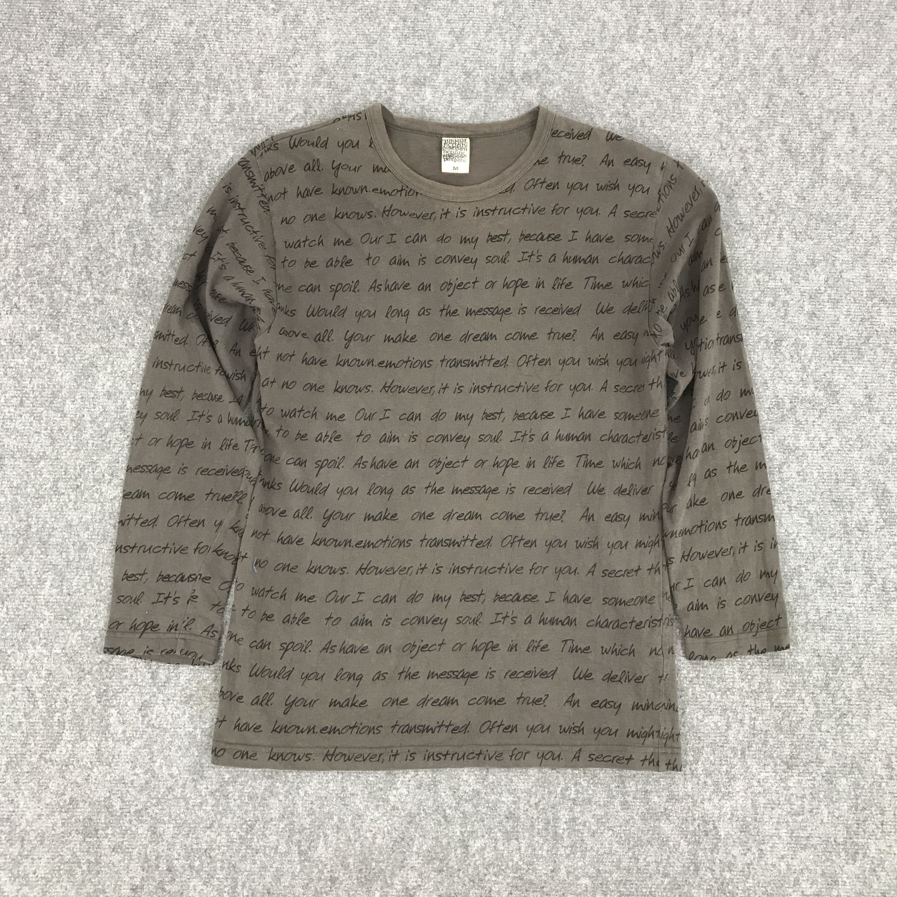 JAPANESE BRAND PUNK STYLE DESIGN LONG SLEEVE TSHIRTS