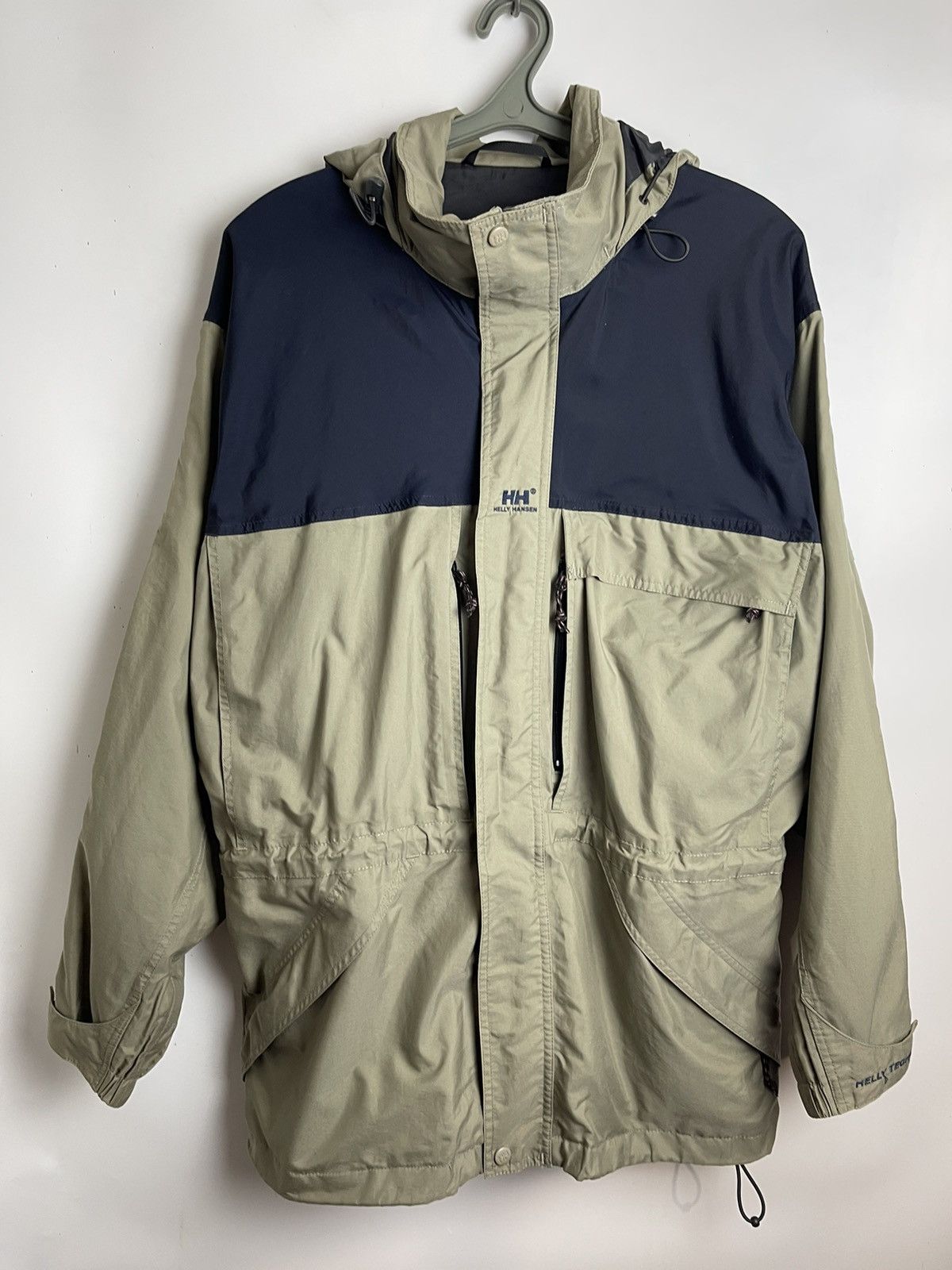 Helly Hansen × Vintage Vintage Helly Hansen Gorpcore Light Jacket Rain True Fade Size US XL / EU 56 / 4 - 2 Thumbnail