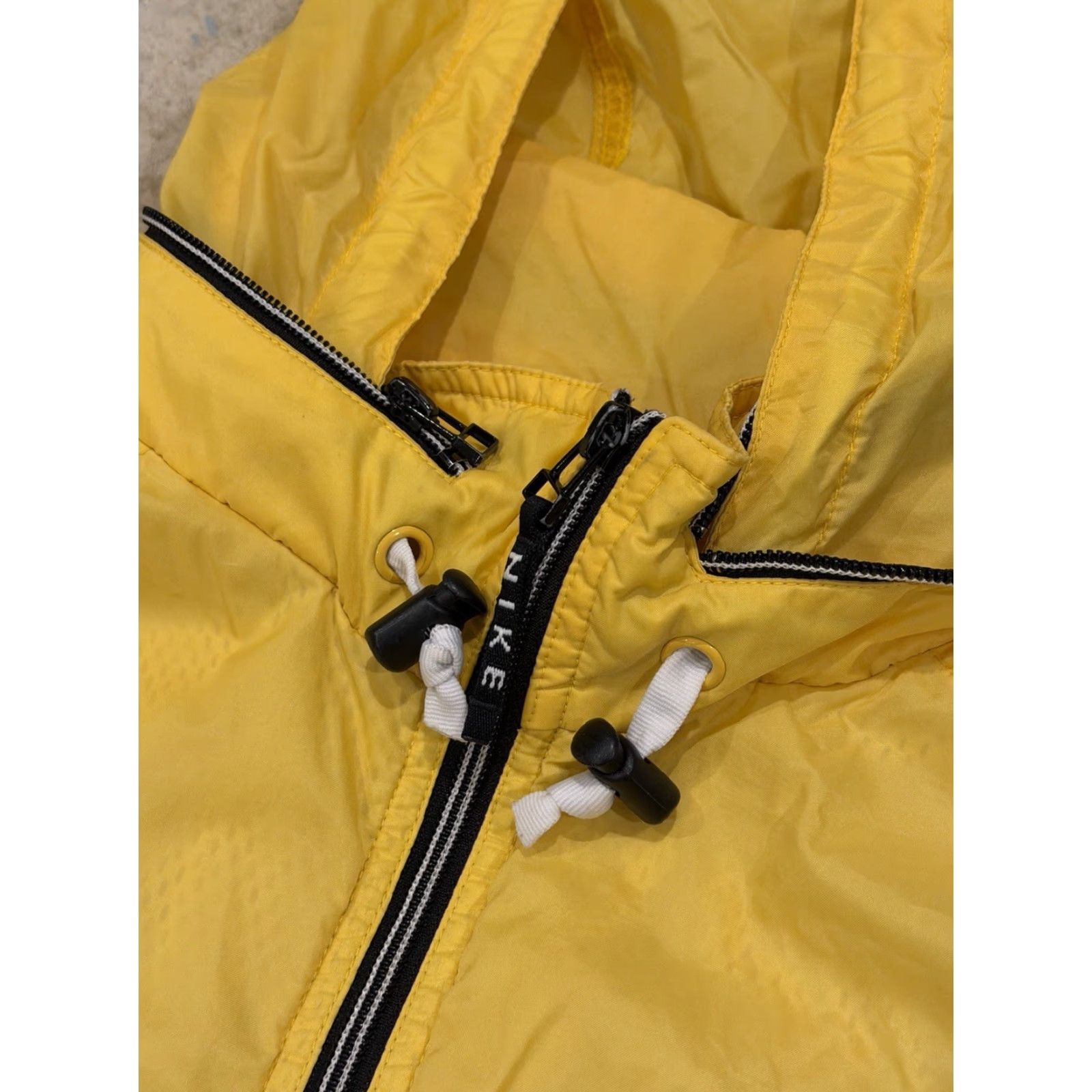 Nike VINTAGE Nike Windbreaker Zip Up Yellow XL 90s Breathable Y2K Jacket Men Size US XL / EU 56 / 4 - 4 Thumbnail