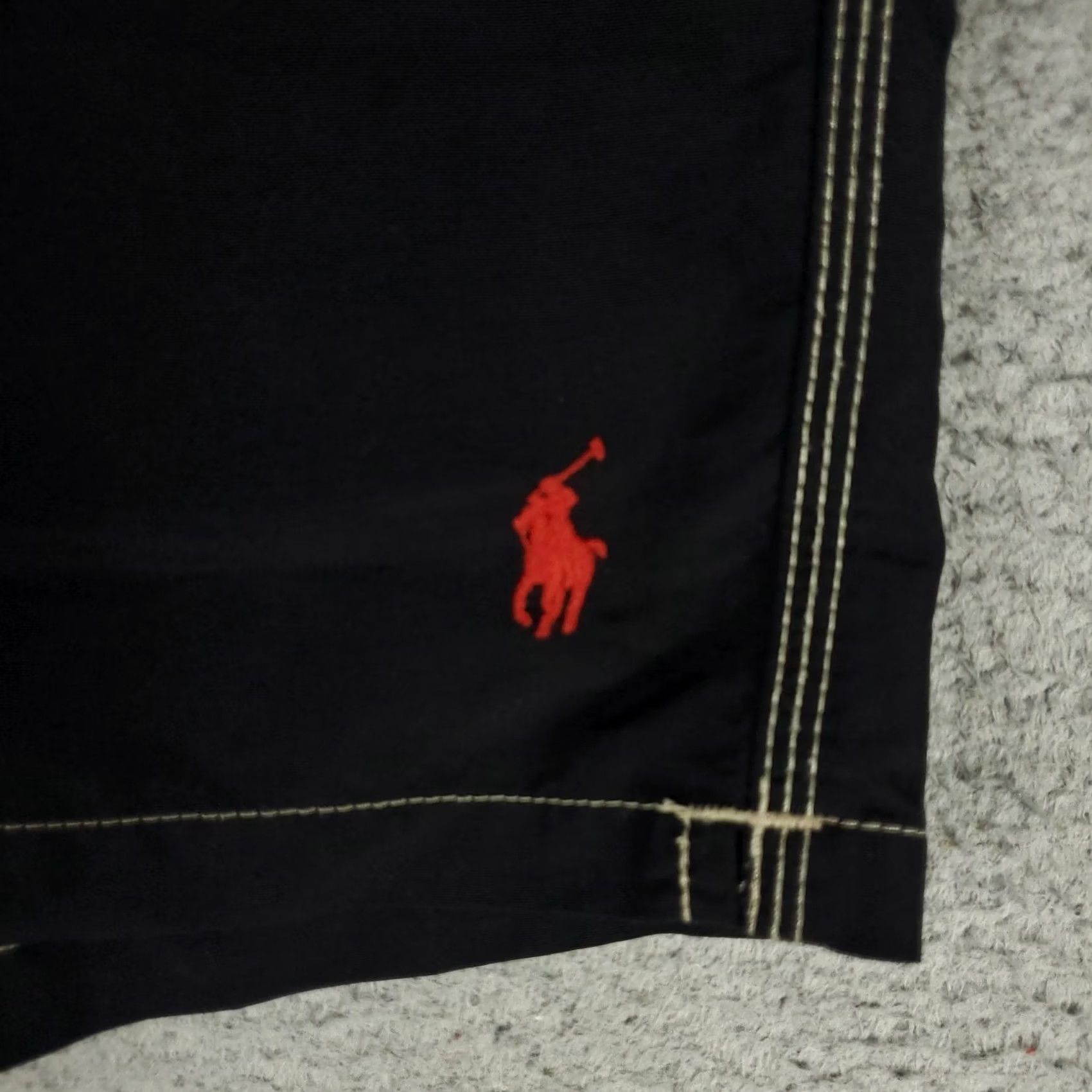 Polo Ralph Lauren Ralph Lauren Shorts Mens XL Black Red Pony Beach Board Swim Trunks Size US 36 / EU 52 - 4 Thumbnail