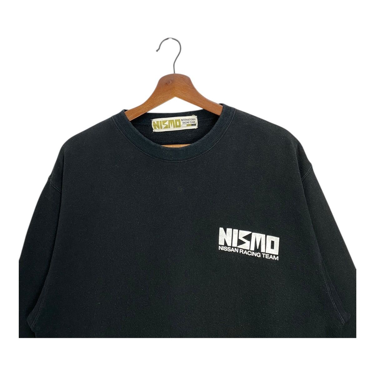 Nissan Vintage Japan Racing Team Nismo Sweatshirt Black Size Large Size US L / EU 52-54 / 3 - 3 Thumbnail