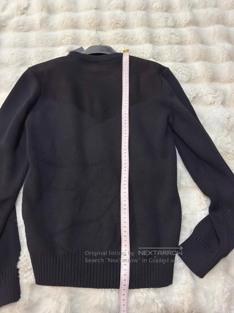 Saint Laurent Paris Saint Laurent Paris Sheepskin Patchwork Men's Sweater Size US M / EU 48-50 / 2 - 8 Thumbnail