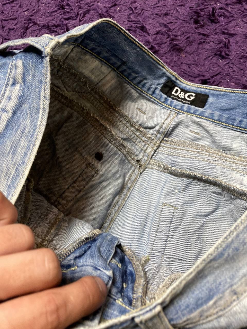 Other Y2K Vintage Dolce&Gabbana Jeans Streetwear Rare Casual Style Size US 31 - 17 Thumbnail