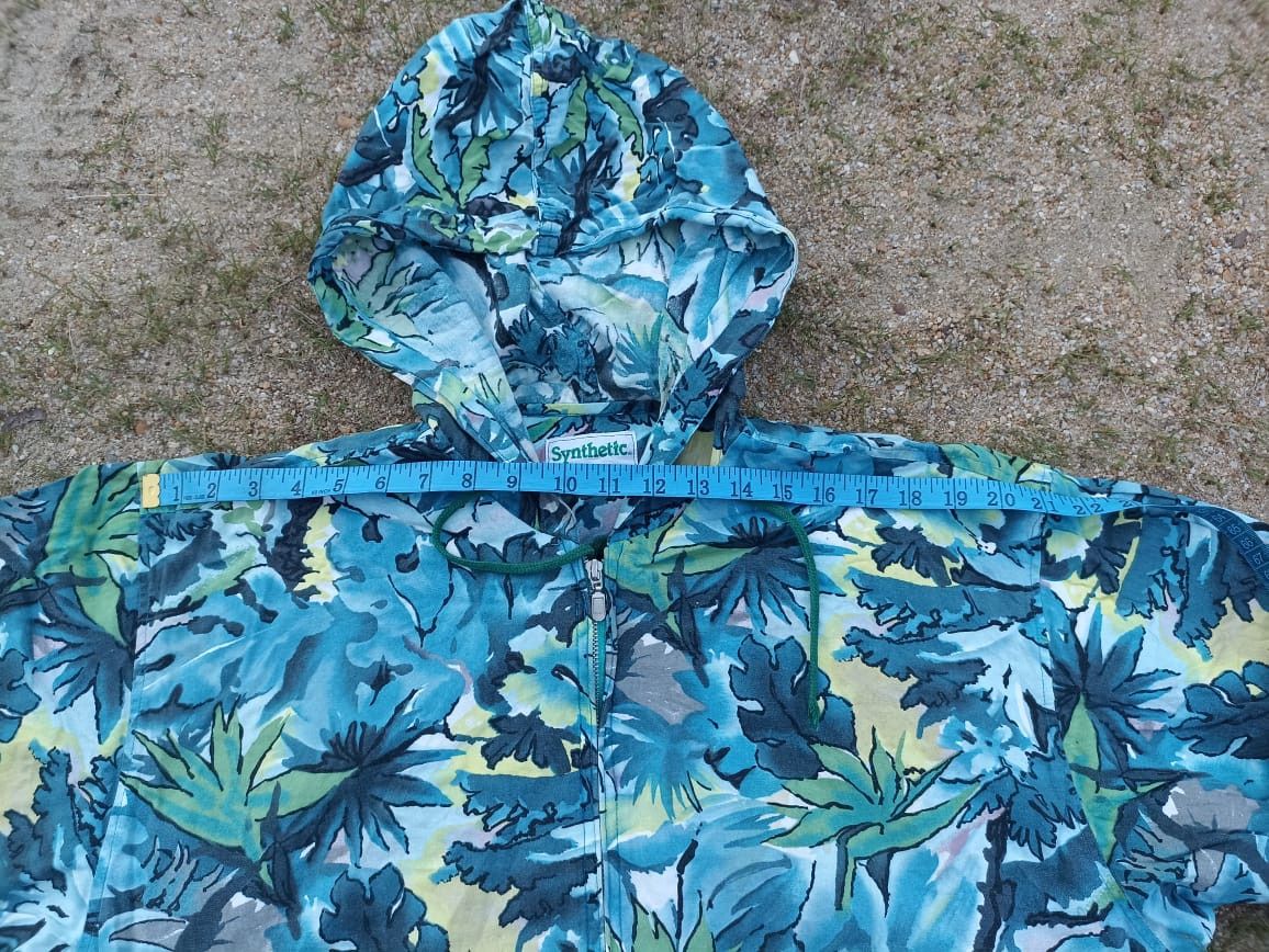Japanese Brand × Vintage Zipper hoodie Full flower tye Die design Size L / US 10 / IT 46 - 11 Thumbnail