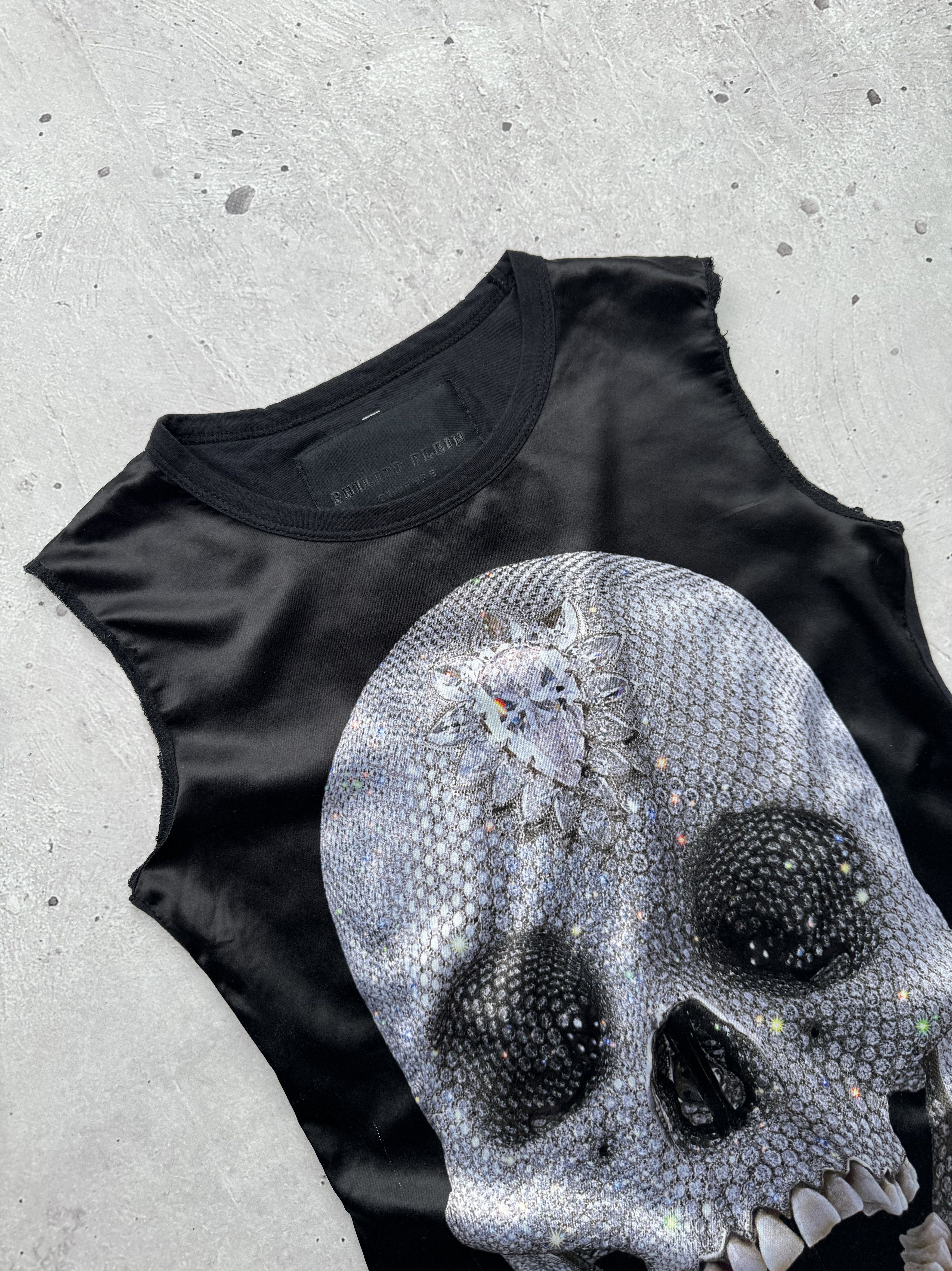 Philipp Plein × Vintage Philipp Plein Vintage Printed Tank Top Size S / US 4 / IT 40 - 2 Thumbnail