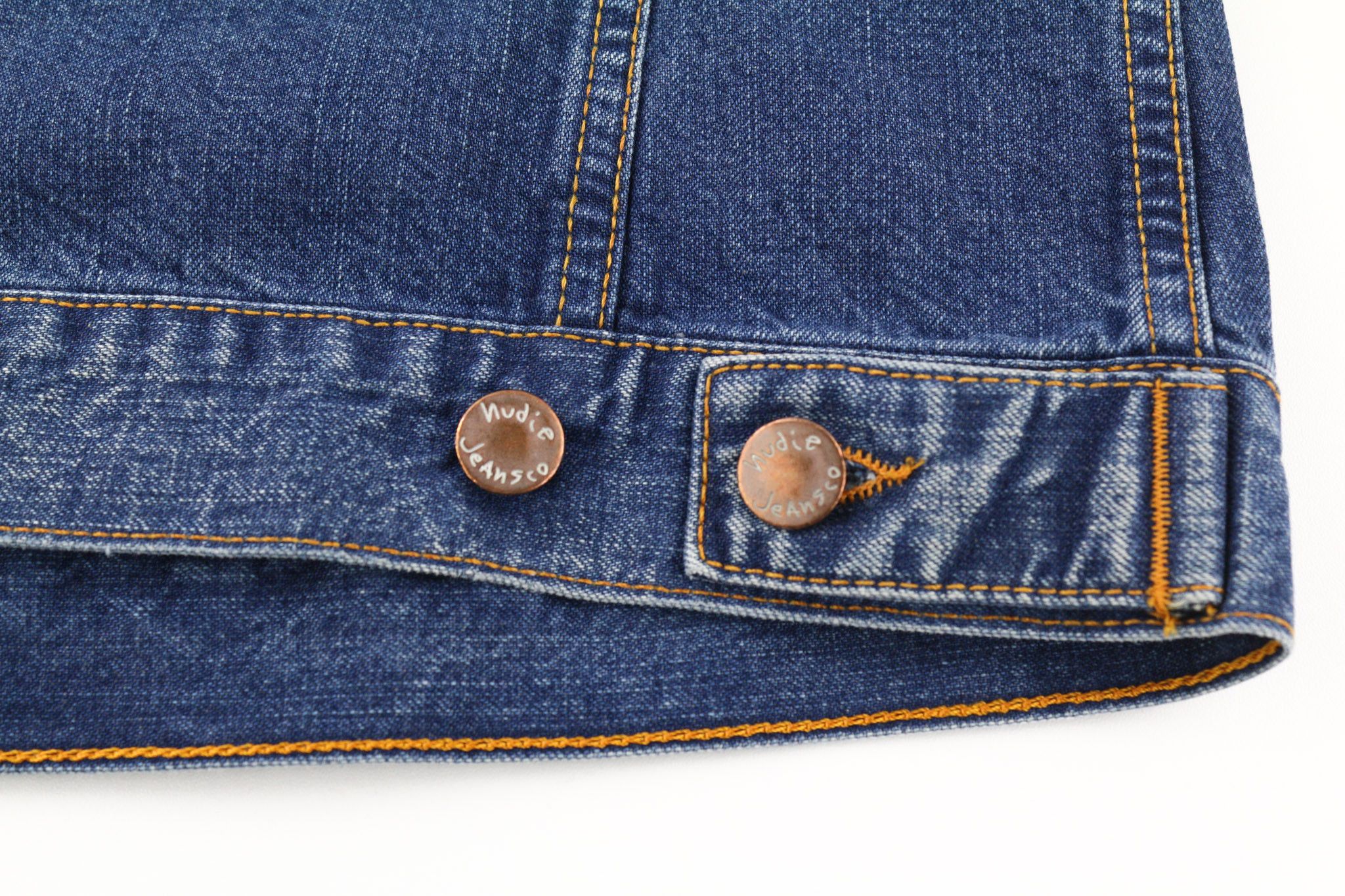 Nudie Jeans TERRY WORN IN M Blue Cotton Long Sleeve Jacket 80781 Size US M / EU 48-50 / 2 - 6 Thumbnail