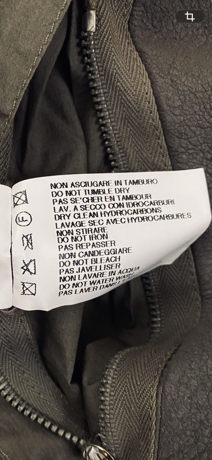 Rick Owens Rick Owens Blistered Lamb High Neck Intarsia DNA Dust Jacket Size US L / EU 52-54 / 3 - 24 Thumbnail