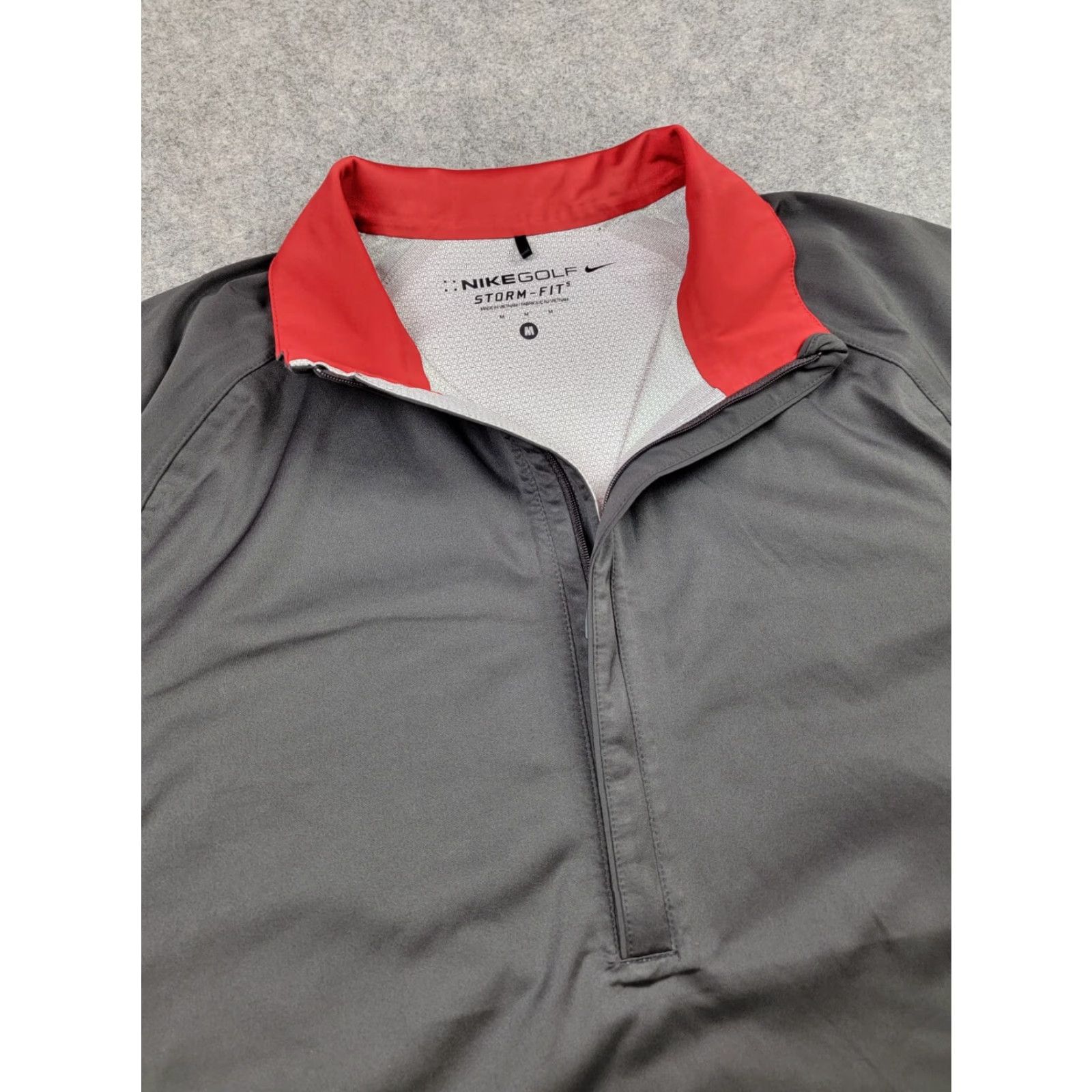 Nike Nike Golf Storm Fit Jacket Mens M Black 1/4 Zip Pullover Outdoor Sports Windbreaker Colorblock 1/4 Zip Sports Mens Size US M / EU 48-50 / 2 - 3 Thumbnail