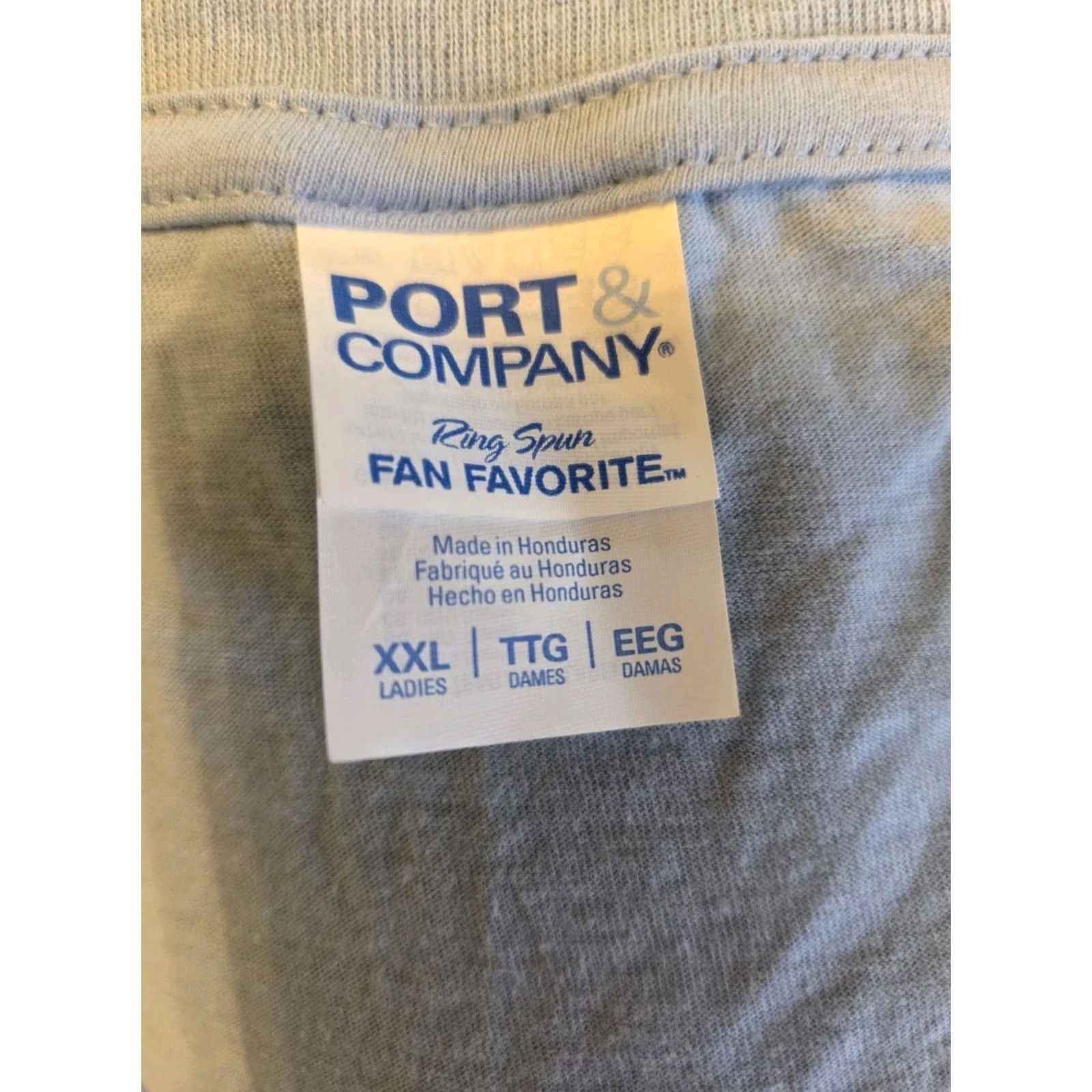 Port & Company Womens Elvis Presley Live In Person Chicago Light Blue T Shirt Size XXL Size XXL / US 16-18 / IT 52-54 - 2 Thumbnail