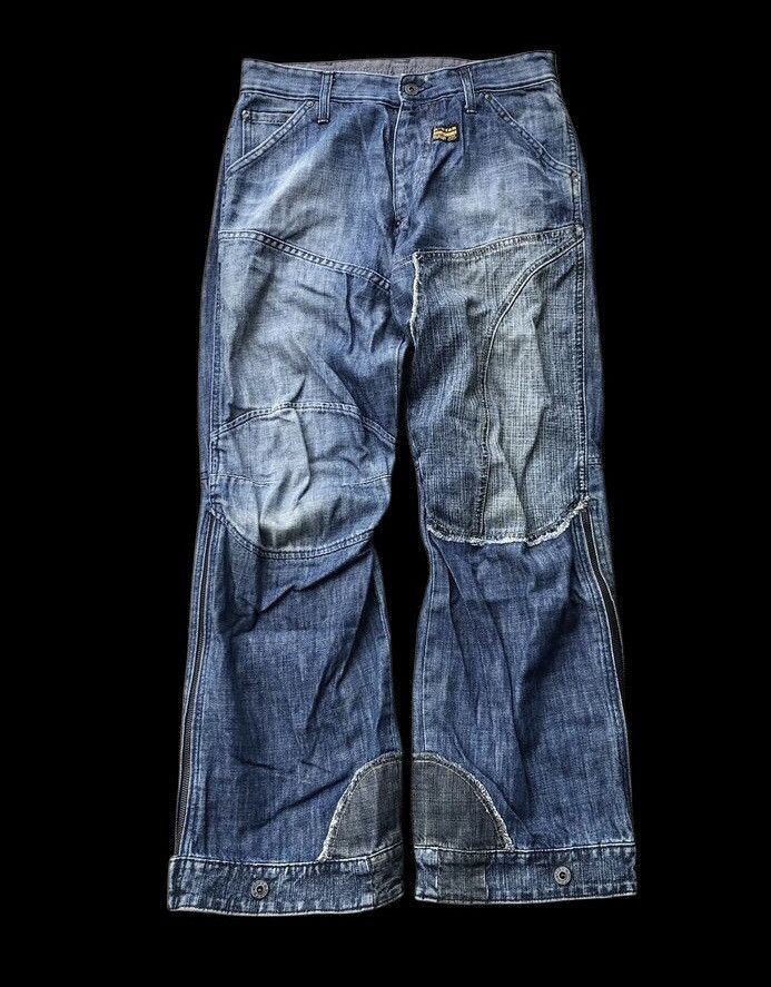 Designer BAGGY GSTAR VINTAGE BIKER STYLE DENIM Size US 31 - 1 Thumbnail