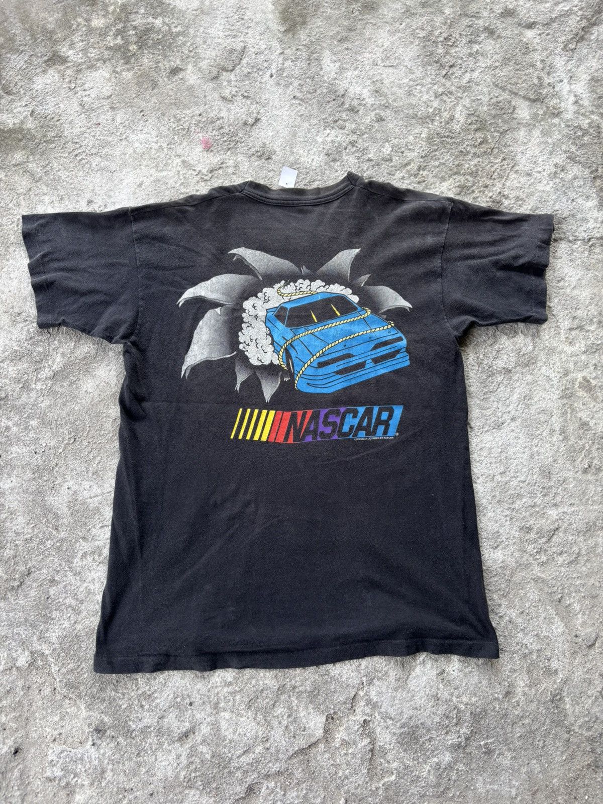 Warner Bros Vintage Warner Bros Nascar Tshirt Size US L / EU 52-54 / 3 - 2 Thumbnail