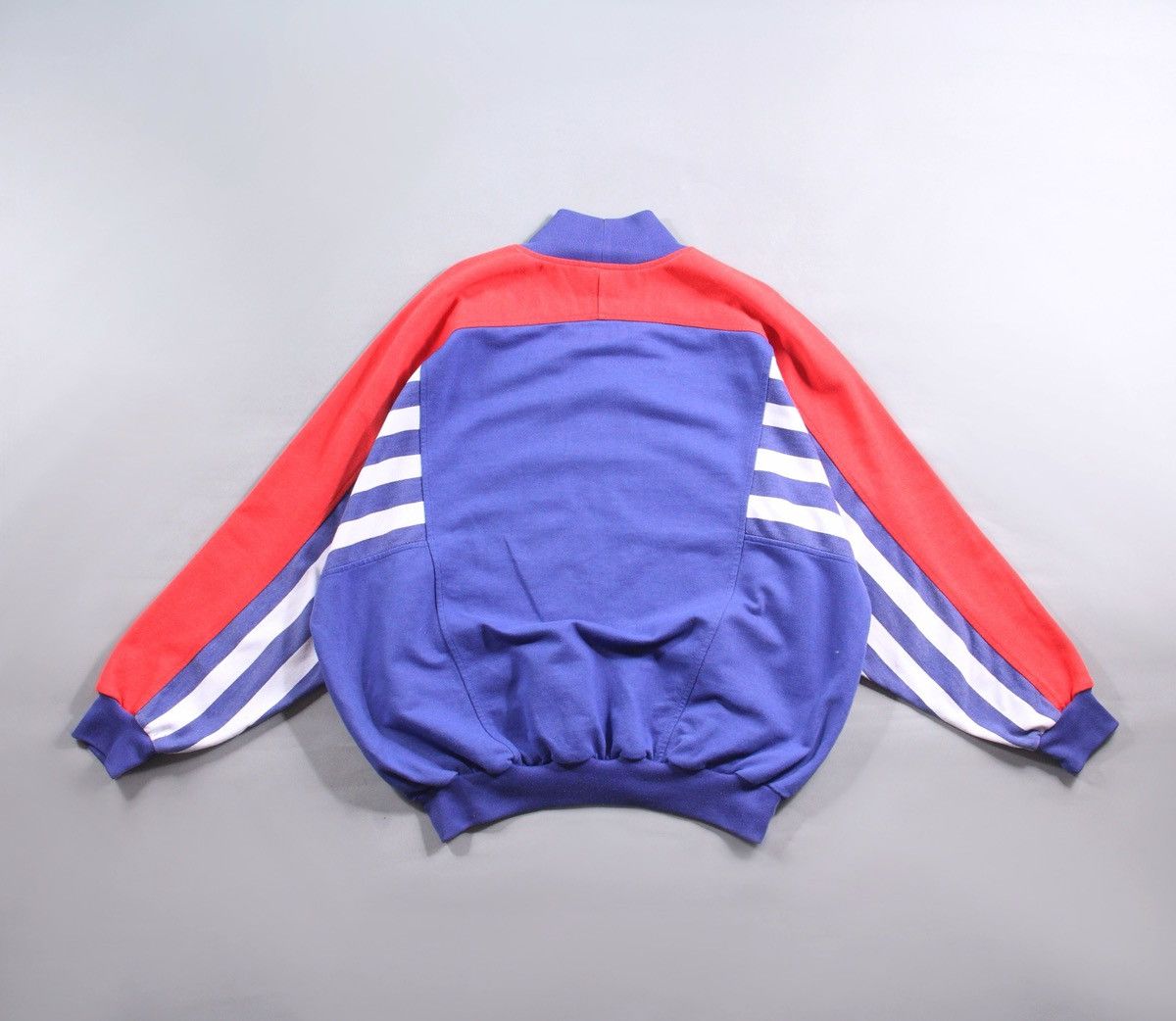 Adidas Adidas Originals 90s Vintage Sweatshirt Sweater Purple L Size US L / EU 52-54 / 3 - 3 Thumbnail