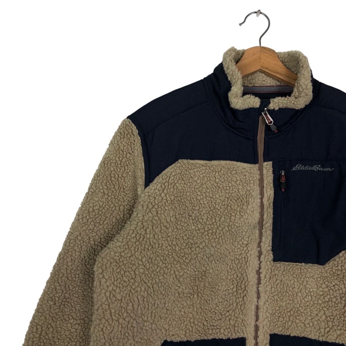 Eddie Bauer 🔥90’s Vintage Dip Pile Fleece Jacket Eddie Bauer USA Size US L / EU 52-54 / 3 - 6 Thumbnail