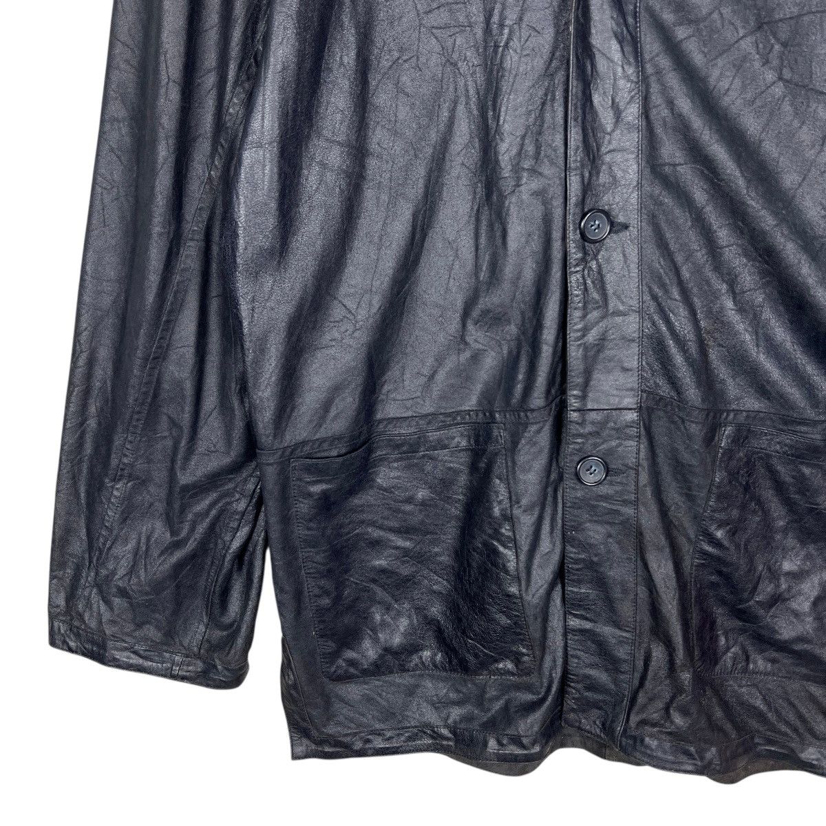 Branded Leather Vintage Pierotucci Reversible Leather Jacket Made In Italy Size US L / EU 52-54 / 3 - 4 Thumbnail