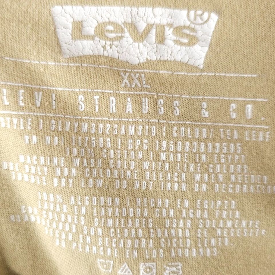 Levi's Levi's T Shirt Mens 2XL Beige Desert Cactus Streetwear Crew Neck Short Sleeve Vintage: No (adjust not allowed) Size US XXL / EU 58 / 5 - 5 Thumbnail