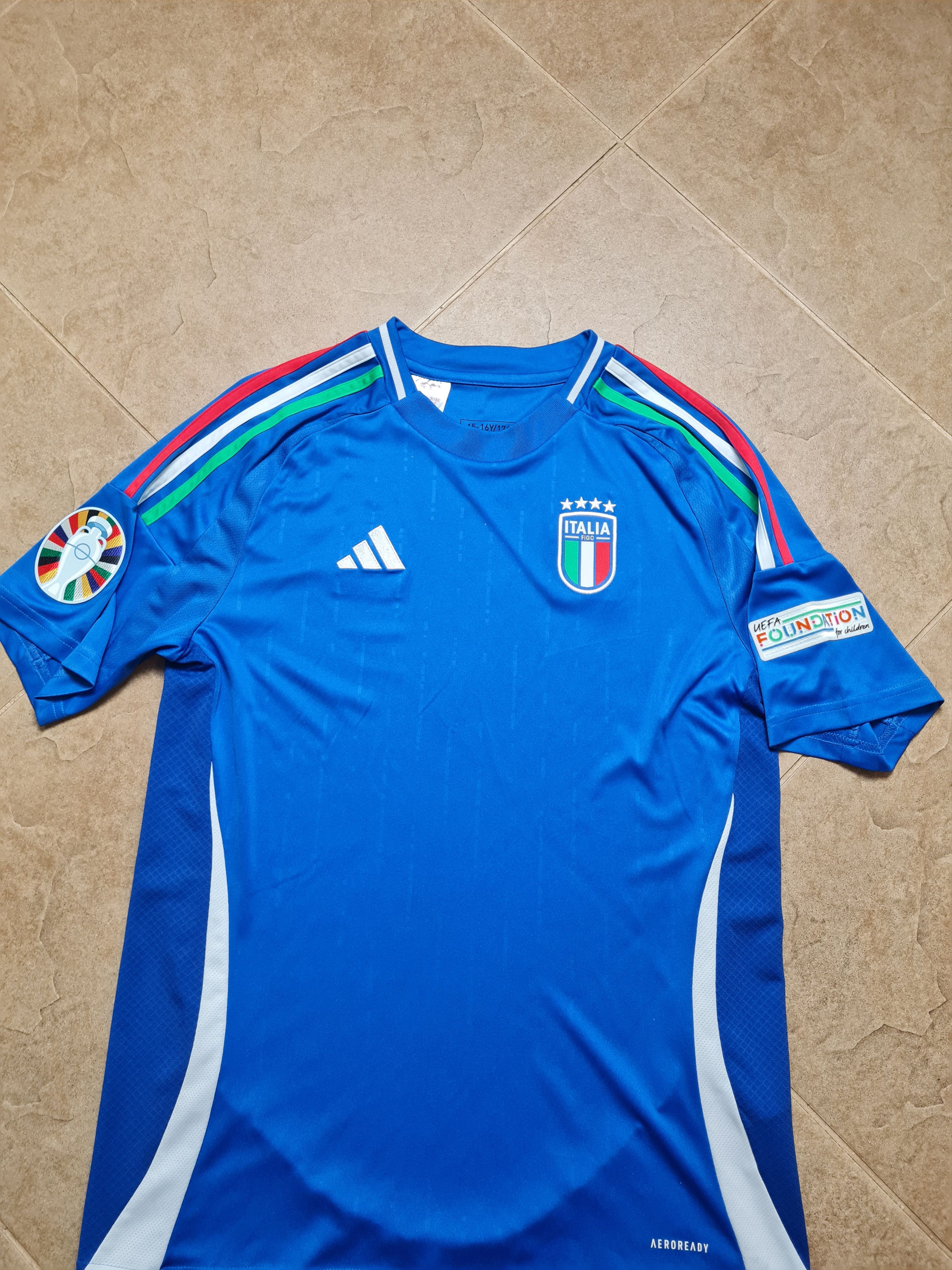 Adidas Italy Jersey Home Football Soccer Shirt 2024 Adidas Maglia Size US S / EU 44-46 / 1 - 10 Thumbnail