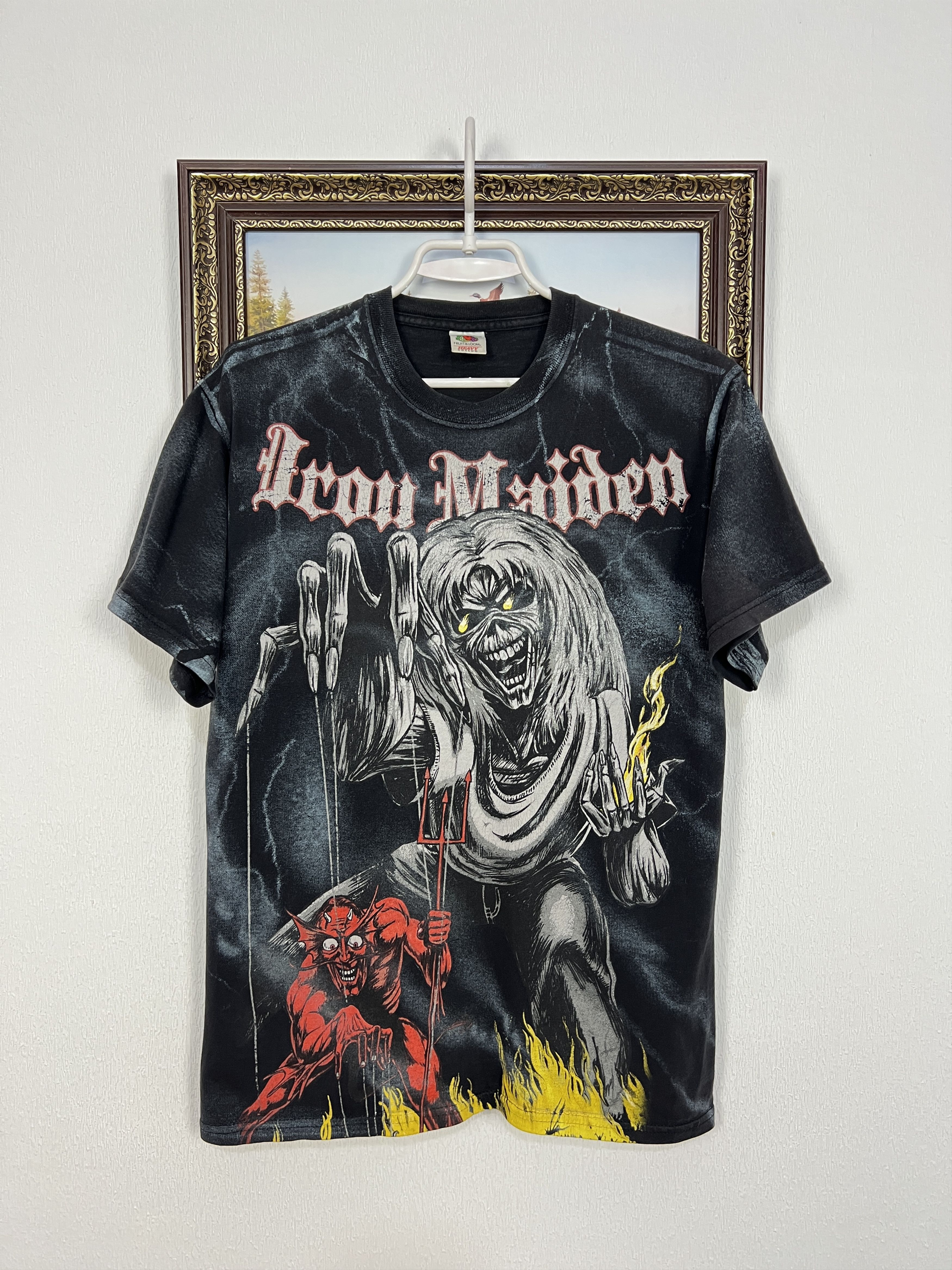Vintage VIntage Iron Maiden The Number Of The Beast Tee Size US M / EU 48-50 / 2 - 1 Thumbnail