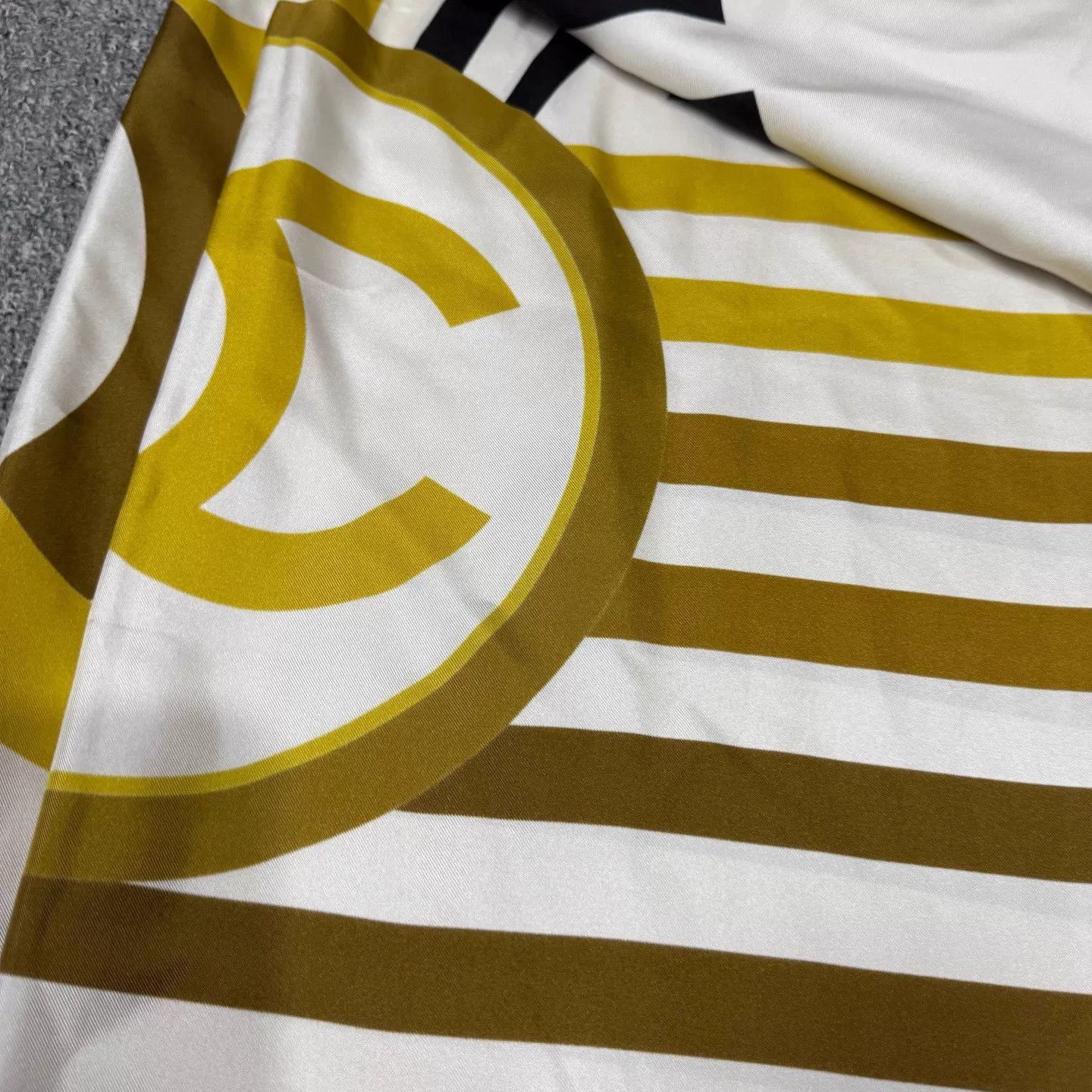 Chanel Chanel Double C Silk Scarf 65x195cm Size ONE SIZE - 3 Thumbnail