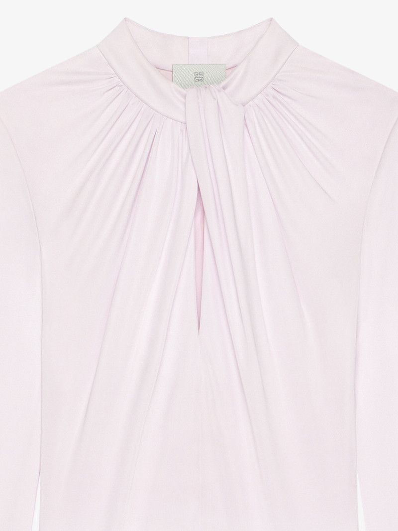 Givenchy o1n1vont0326 Draped Dress in White Size XS / US 0-2 / IT 36-38 - 4 Thumbnail