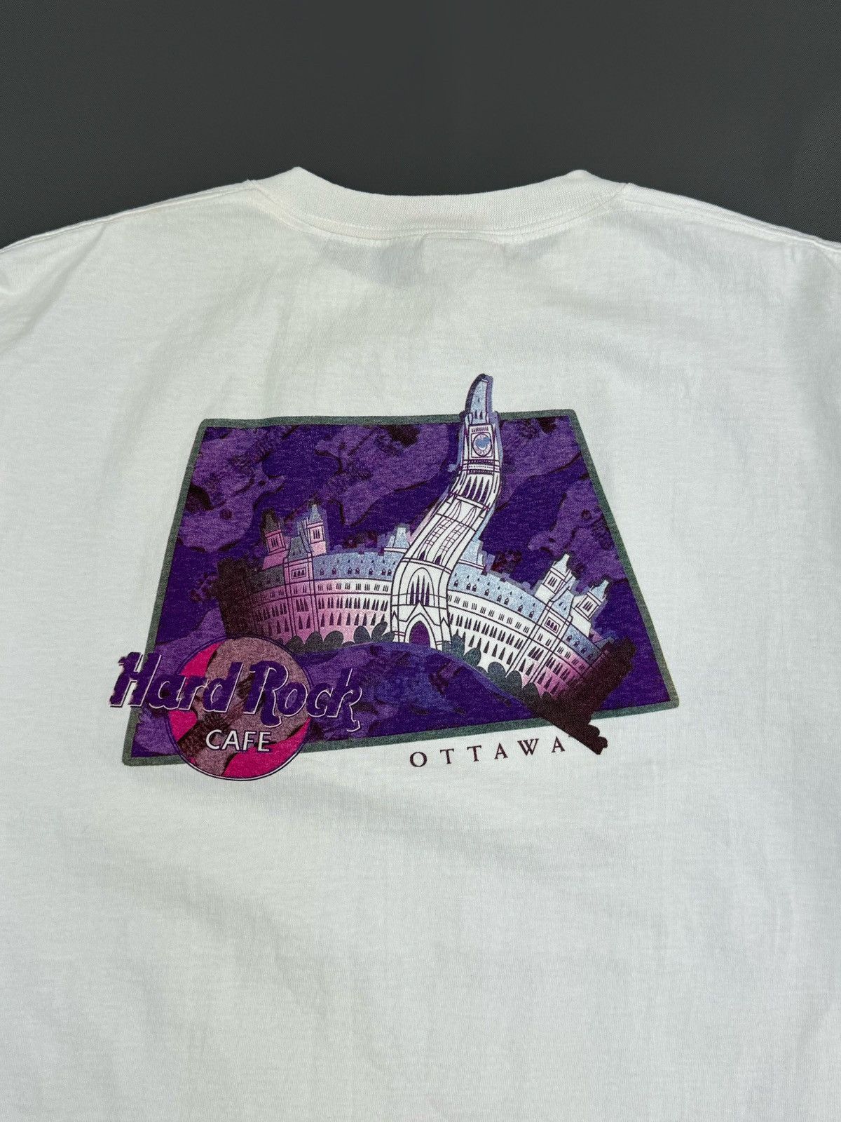 Hard Rock Cafe × Vintage 1990’s Vintage Hard Rock Cafe Ottawa T-Shirt Size US M / EU 48-50 / 2 - 9 Thumbnail