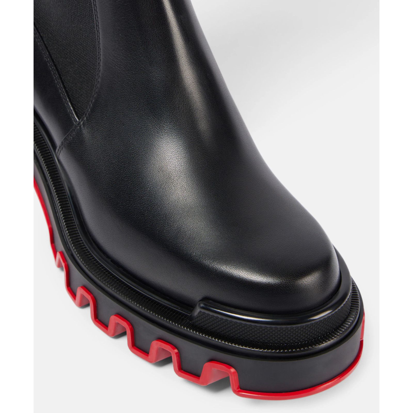 Christian Louboutin Louboutin Marchacroche Dune Botta Black Leather Boot 40 Size US 10 / IT 40 - 9 Thumbnail