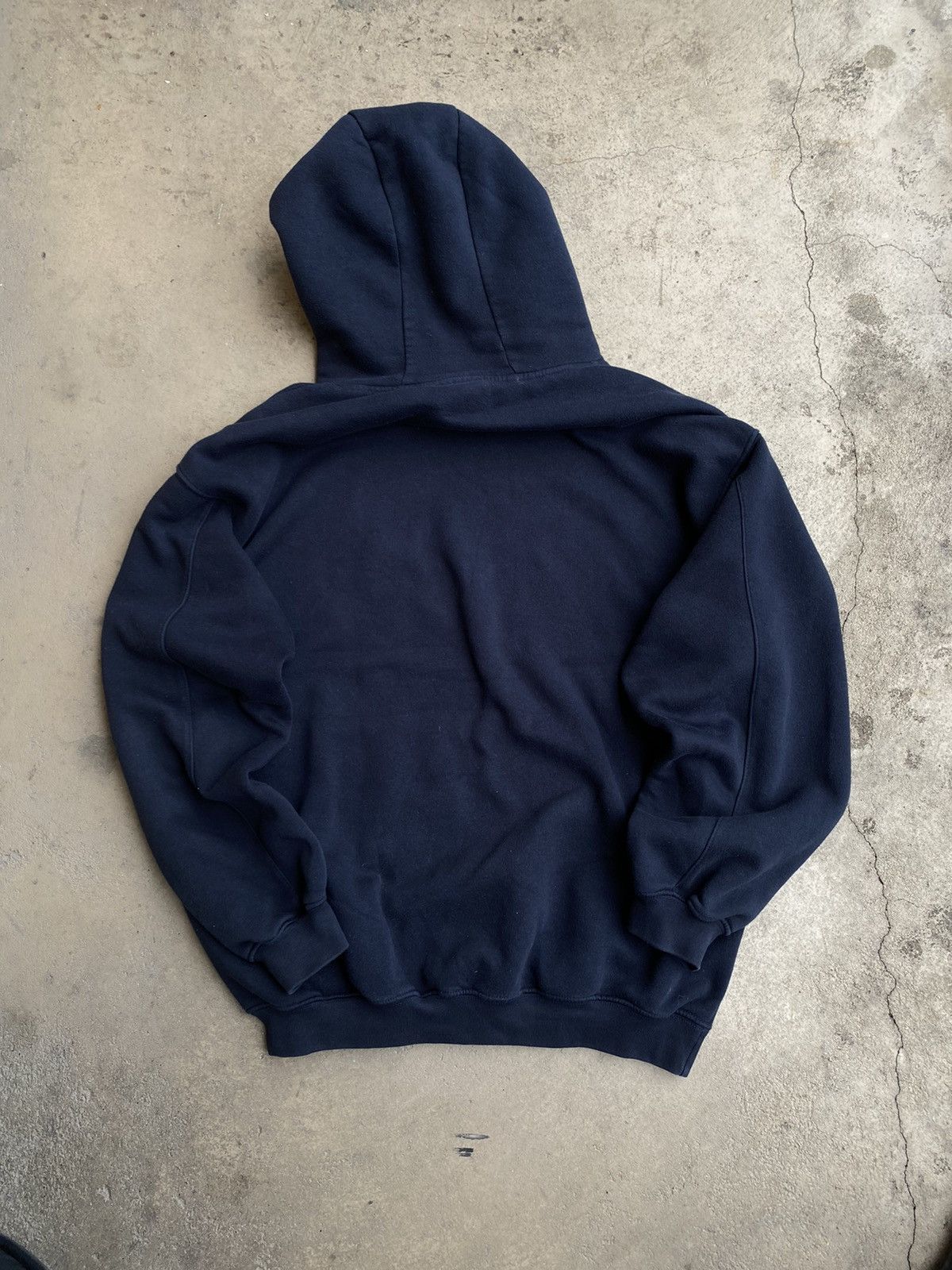 Nike × Vintage vintage 90' Nike central big logo hoodie baggy oversized Size US L / EU 52-54 / 3 - 4 Thumbnail
