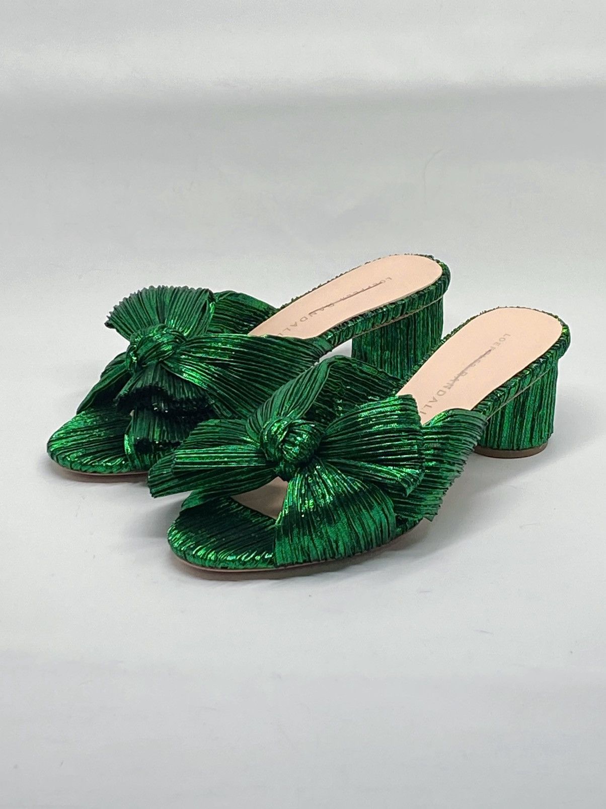 Loeffler Randall Loeffler Randall Emilia 50MM Pleated Knotted Mules size 5 Size US 5 / IT 35 - 5 Thumbnail