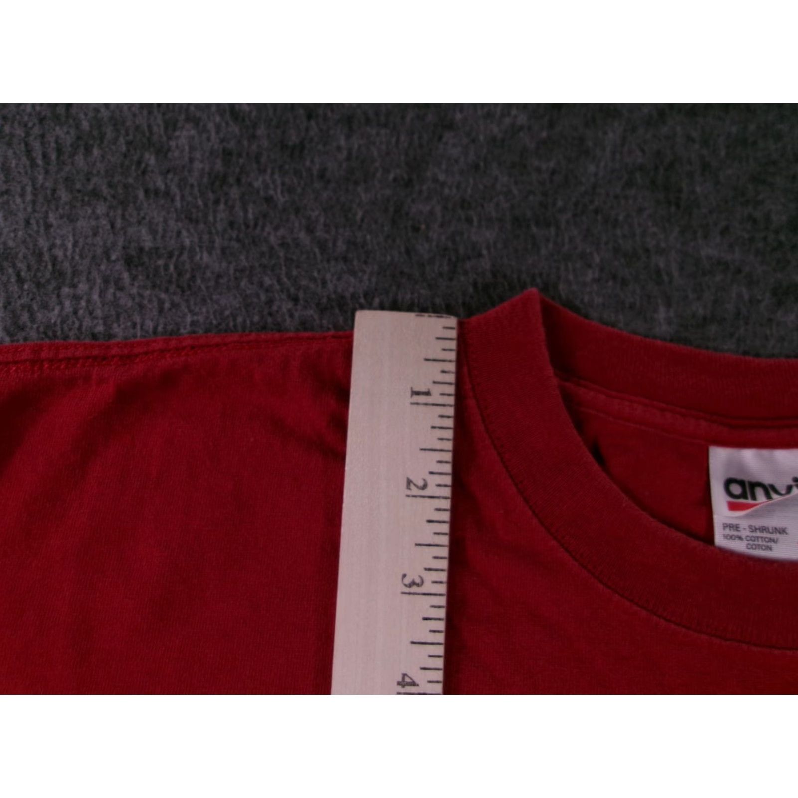 Anvil VINTAGE Northeast Cheernetics Shirt Men Large Red Graphic Short Sleeve Cheer USA Size US L / EU 52-54 / 3 - 5 Thumbnail